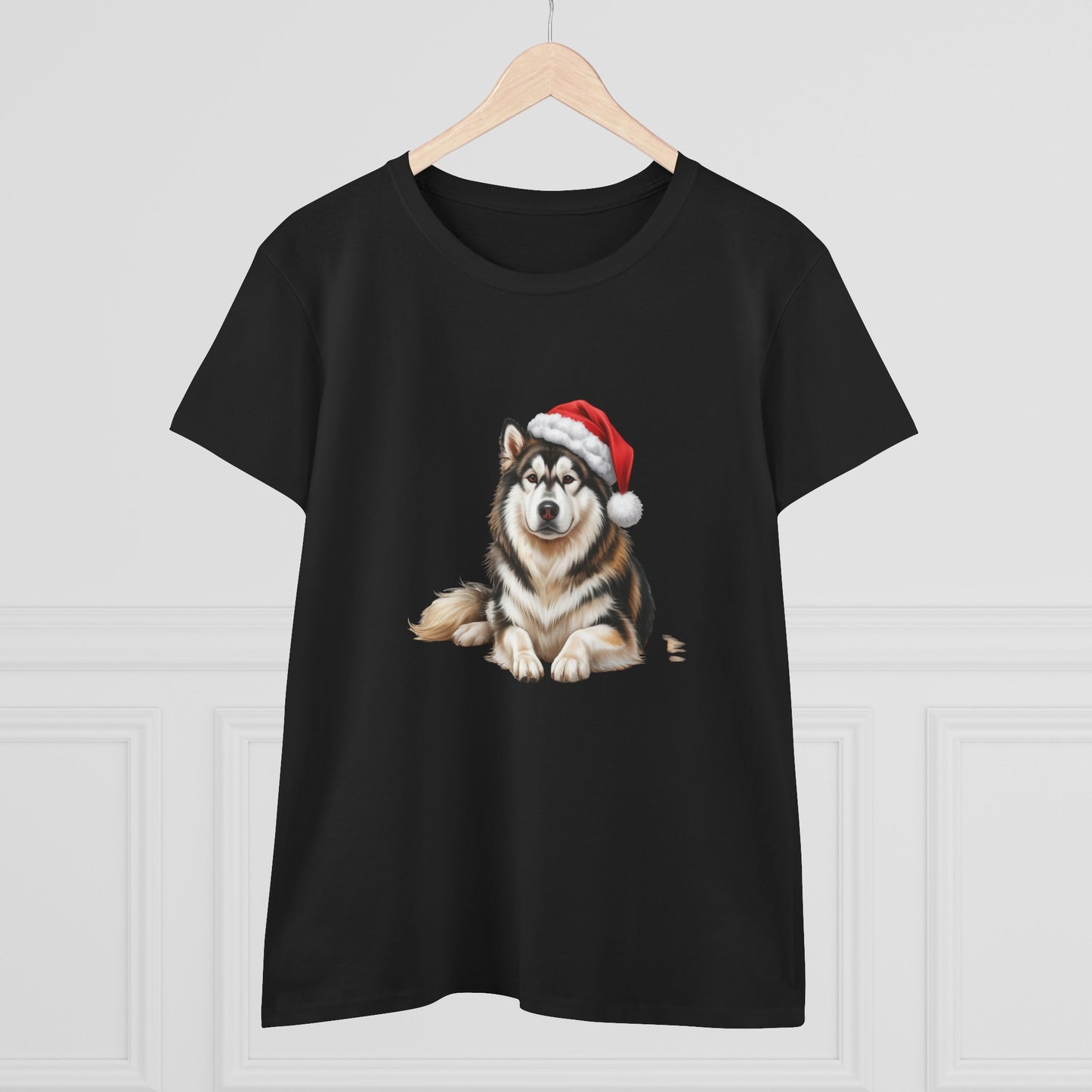 Have a Malamute-y Christmas!! T-Shirt, Festive Boxer Dog Christmas Tee, Cute Pet Lover Shirt, Holiday Apparel, Great Gift for Dog Owners, Preppy Style Top