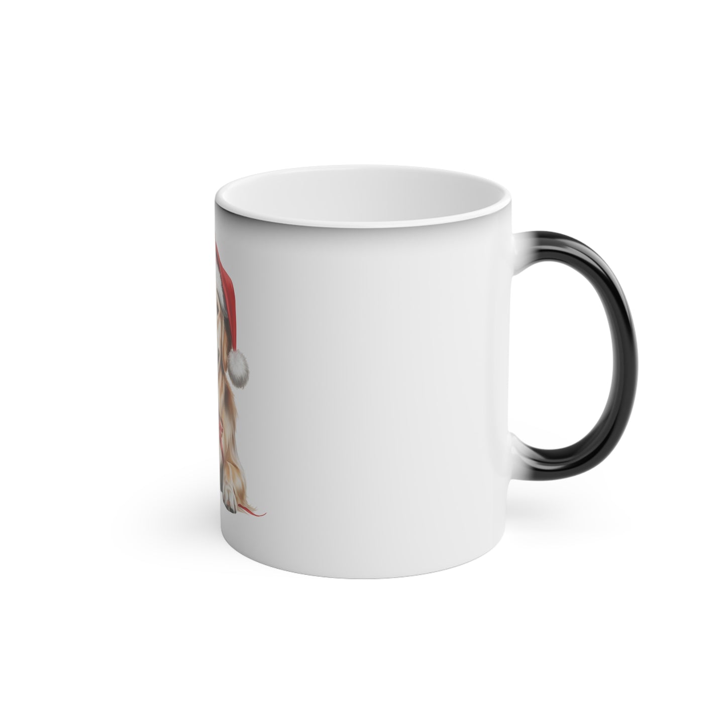 Happy Golden-mas Magic Mug - Christmas Gift for Dog Lovers, Pet Mug, Holiday Decor, Cute Coffee Cup, Seasonal Present