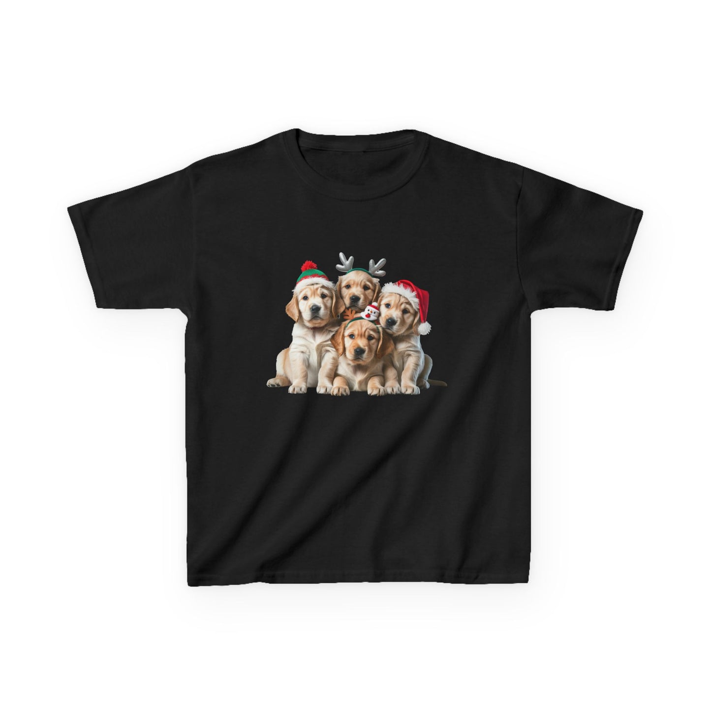 Kids Christmas Dog T-Shirt, Festive Dog Kids Christmas Tee, Cute Pet Lover Shirt, Holiday Apparel, Great Gift for Dog Owners