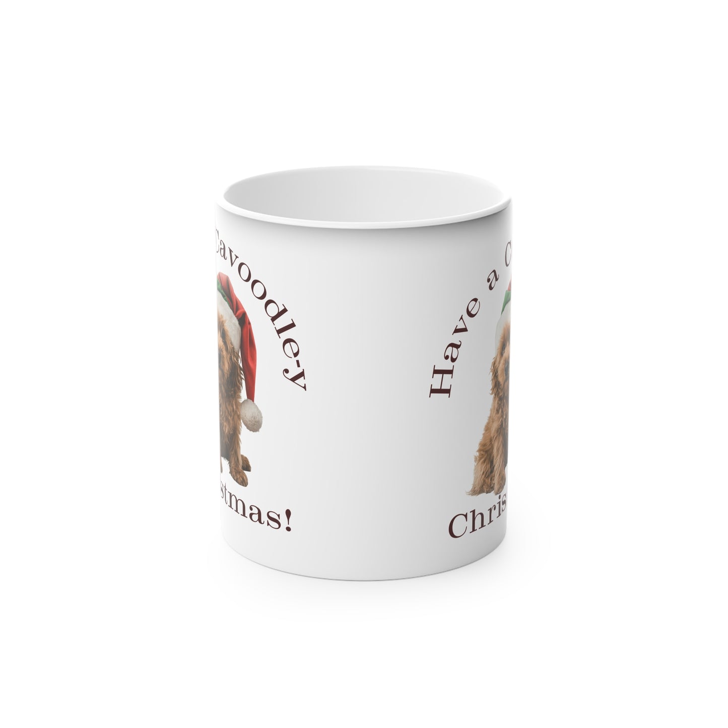 Tan Cavoodle Christmas Mug