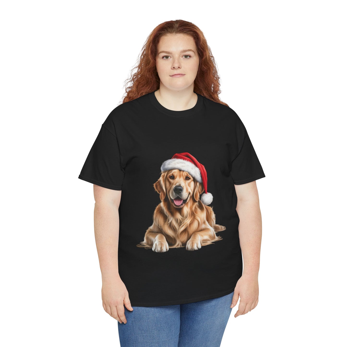 Santa's little Golden Retriever T-Shirt, Festive Golden Retriever Dog Christmas Tee, Cute Pet Lover Shirt, Holiday Apparel, Great Gift for Dog Owners
