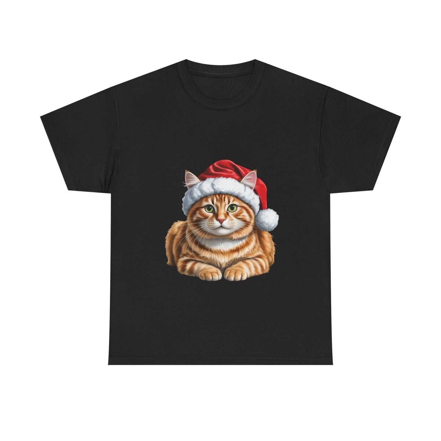 Ginger Christmas T-Shirt, Festive Ginger Cat Christmas Tee, Cute Pet Lover Shirt, Holiday Apparel, Great Gift for Pet Owners