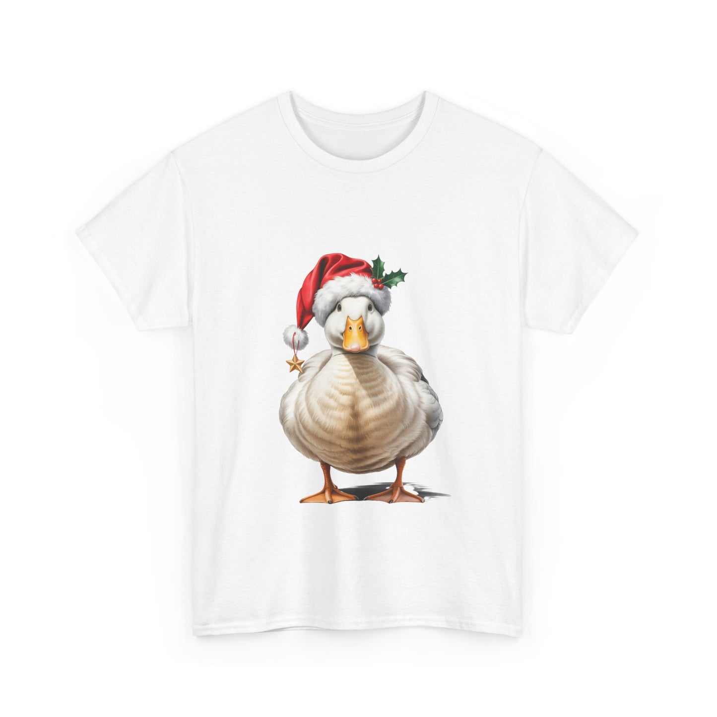 Duck Christmas T-Shirt, Festive Duck Graphic Tee, Holiday Shirt, Christmas Apparel, Gift for Duckie Lovers, Cute Pet Tee, Comfortable Casual Wear