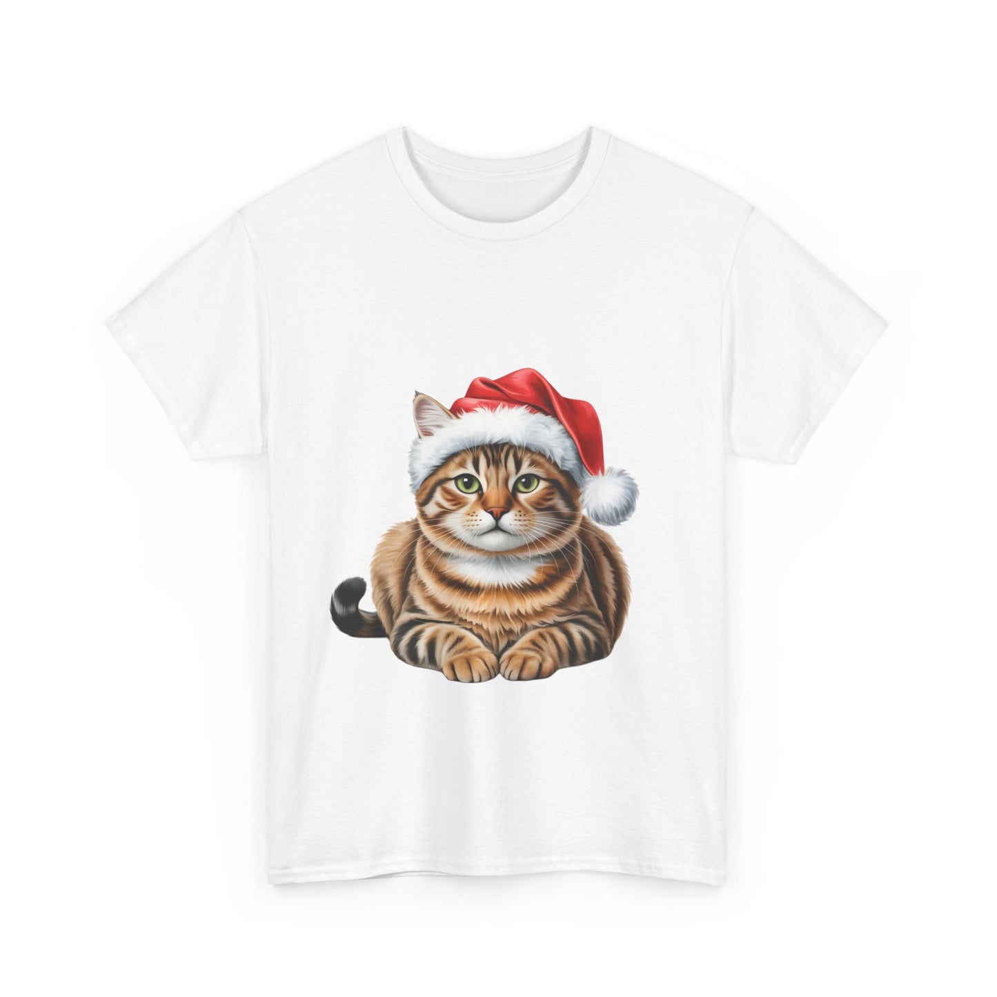 Tabby cat Christmas T-Shirt, Festive Tabby Cat Christmas Tee, Cute Pet Lover Shirt, Holiday Apparel, Great Gift for Pet Owners