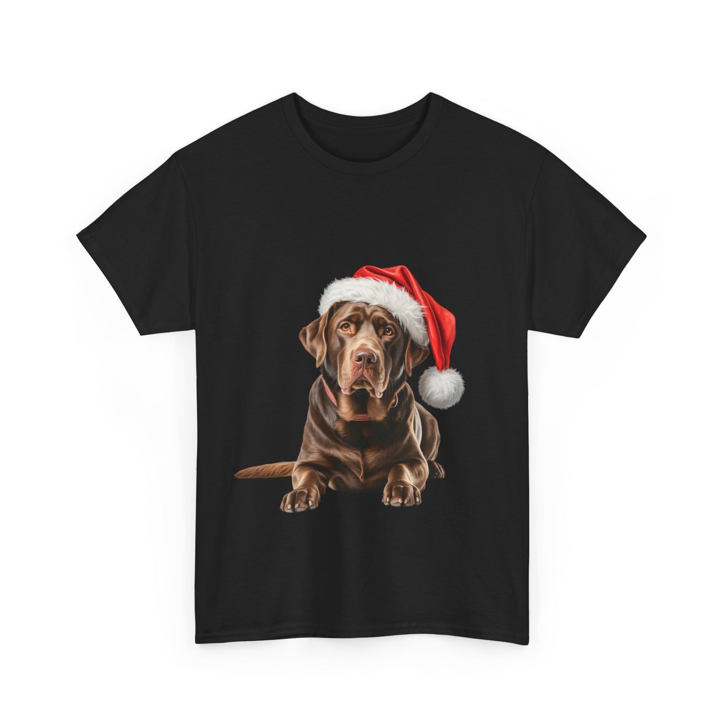 Chocolate Labrador Christmas T-Shirt, Festive Chocolate Labrador Dog Christmas Tee, Cute Pet Lover Shirt, Holiday Apparel, Great Gift for Dog Owners