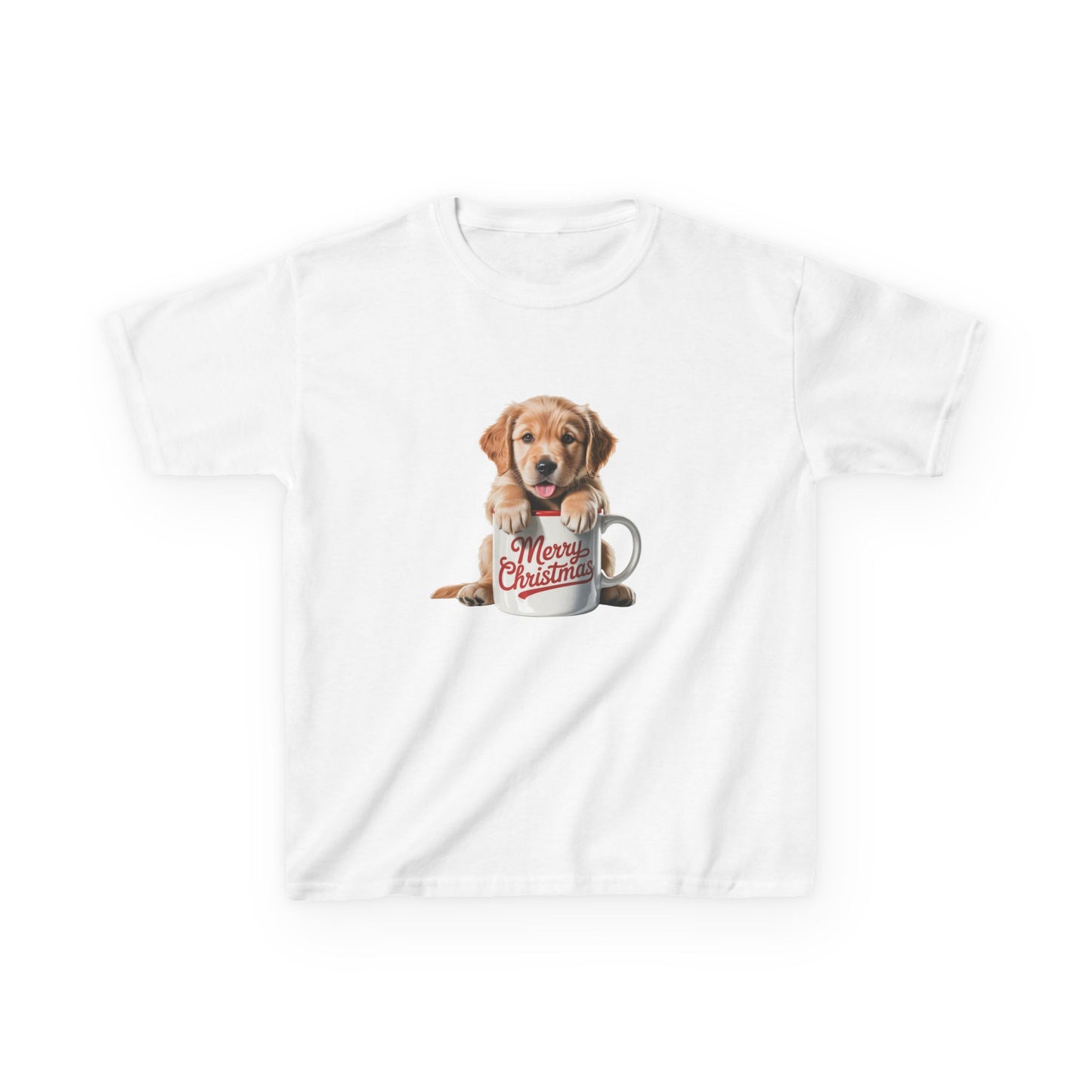 Kids Christmas Dog T-Shirt, Festive Dog Kids Christmas Tee, Cute Pet Lover Shirt, Holiday Apparel, Great Gift for Dog Owners
