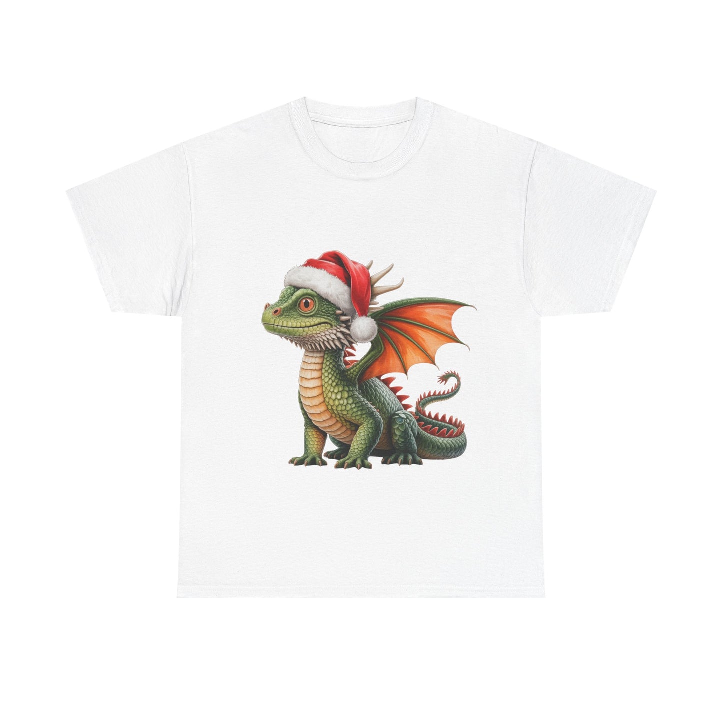 Dragon Christmas T-Shirt, Festive Dragon Graphic Tee, Holiday Shirt, Christmas Apparel, Gift for Dragon Lovers, Cute Pet Tee