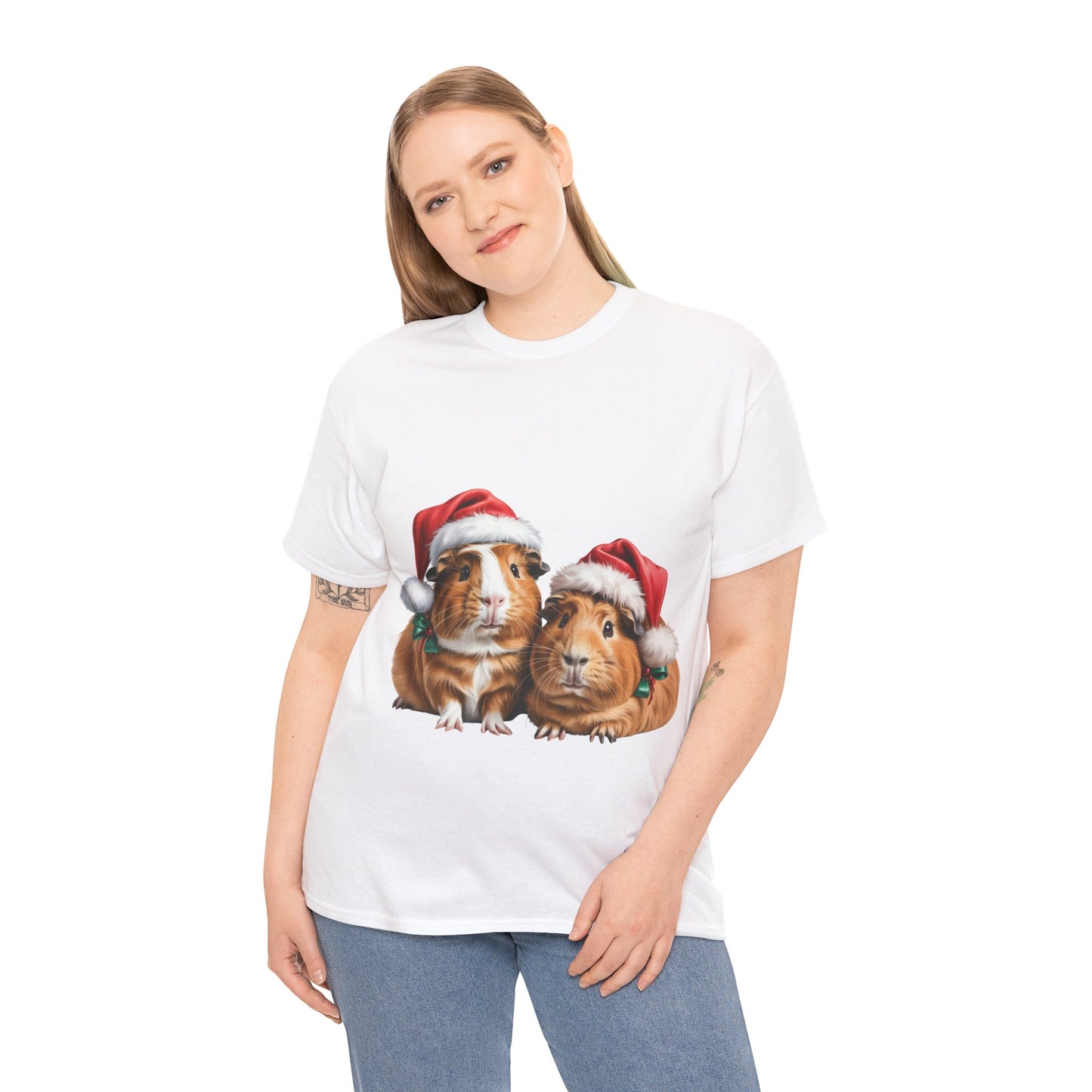 Guinea Pigs Christmas T-Shirt – Holiday Guinea Pigs Pet Lover Tee, Festive Small Animal Shirt, Cute Guinea Pig Xmas Gift, Adorable Pet Apparel, Holiday Rodent Shirt for Guinea Pig Lovers
