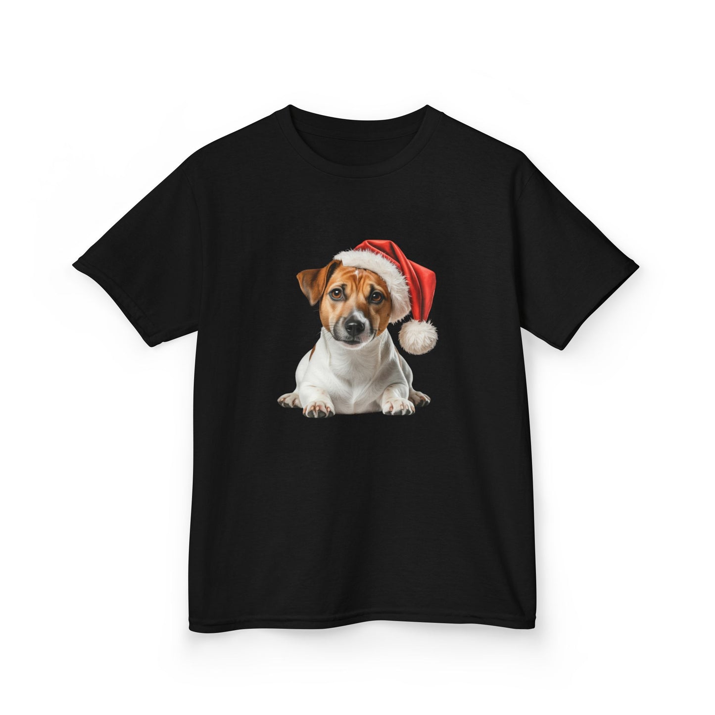 Kids Jack Russell Christmas Dog T-Shirt, Festive Jack Russell Dog Kids Christmas Tee, Cute Pet Lover Shirt, Holiday Apparel, Great Gift for Dog Owners
