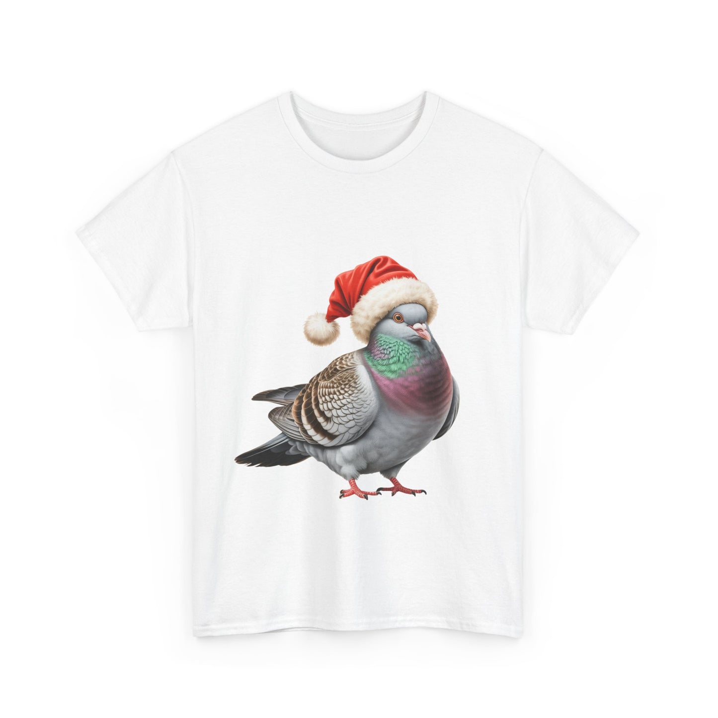 Pigeon Christmas T-Shirt – Holiday Pigeon Lover Tee, Festive Urban Bird Shirt, Cute Pigeon Xmas Gift, Nature Lover Apparel, Holiday Feathered Friend Shirt for Pigeon Lovers