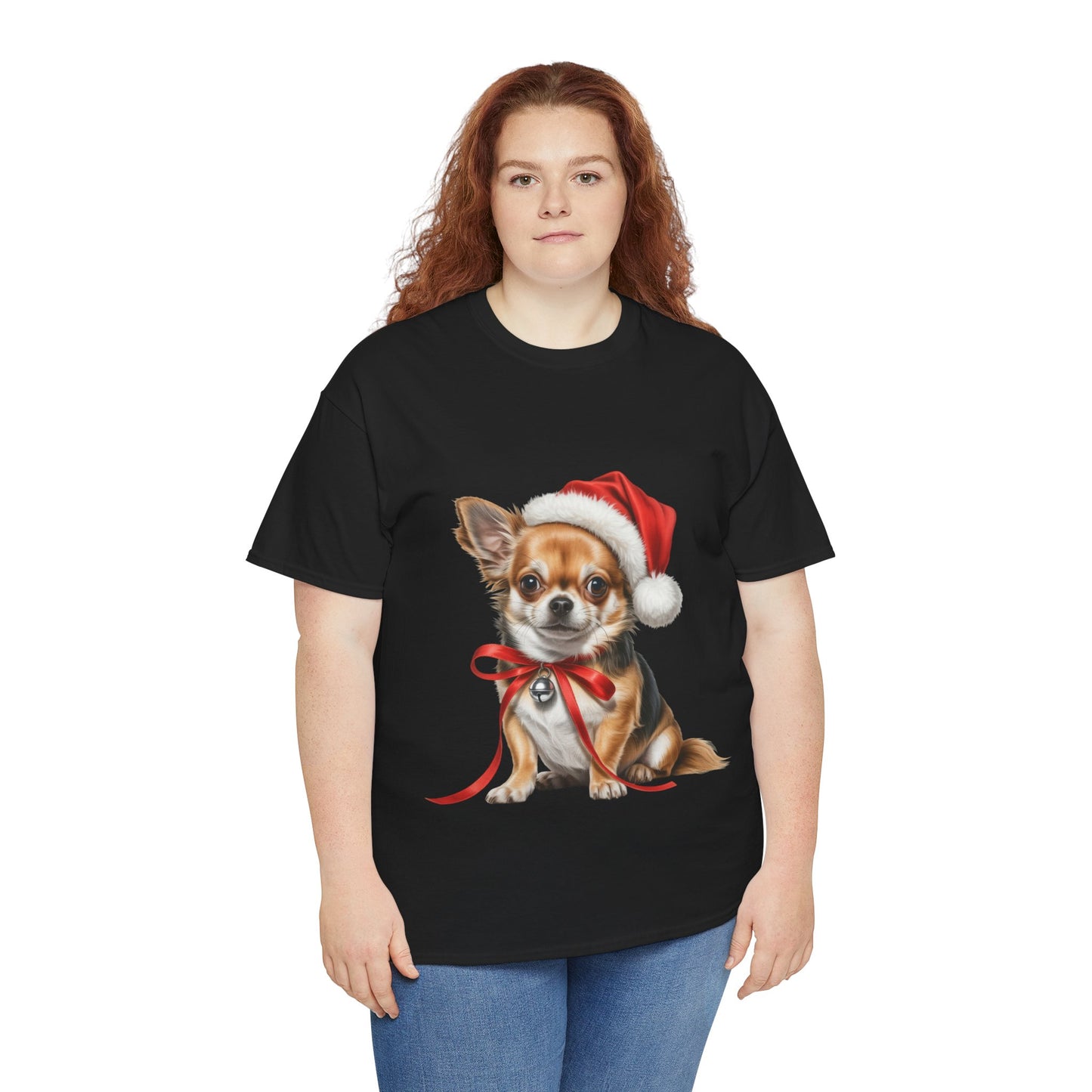 Christmas Chihuahua T-Shirt – Holiday Dog Lover Tee, Festive Small Dog Shirt, Cute Chihuahua Xmas Gift, Pet Lover Apparel, Holiday Puppy Shirt for Chihuahua Lovers