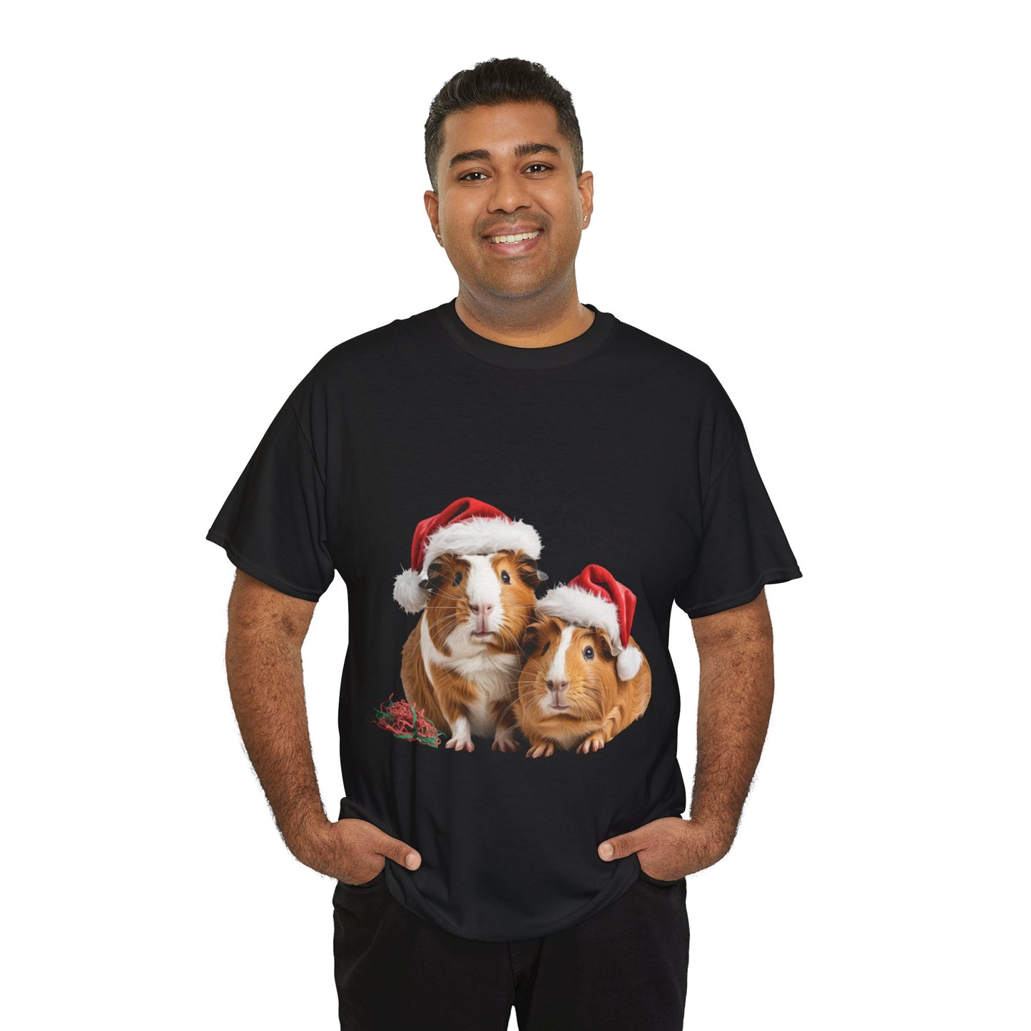 Christmas Guinea Pigs T-Shirt – Holiday Pet Lover Tee, Festive Small Animal Shirt, Cute Guinea Pig Xmas Gift, Adorable Pet Apparel, Holiday Rodent Shirt for Guinea Pig Lovers