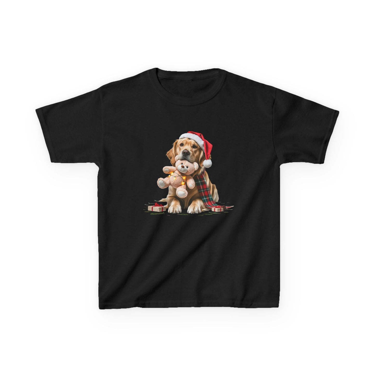 Kids Christmas Dog T-Shirt, Festive Dog Kids Christmas Tee, Cute Pet Lover Shirt, Holiday Apparel, Great Gift for Dog Owners