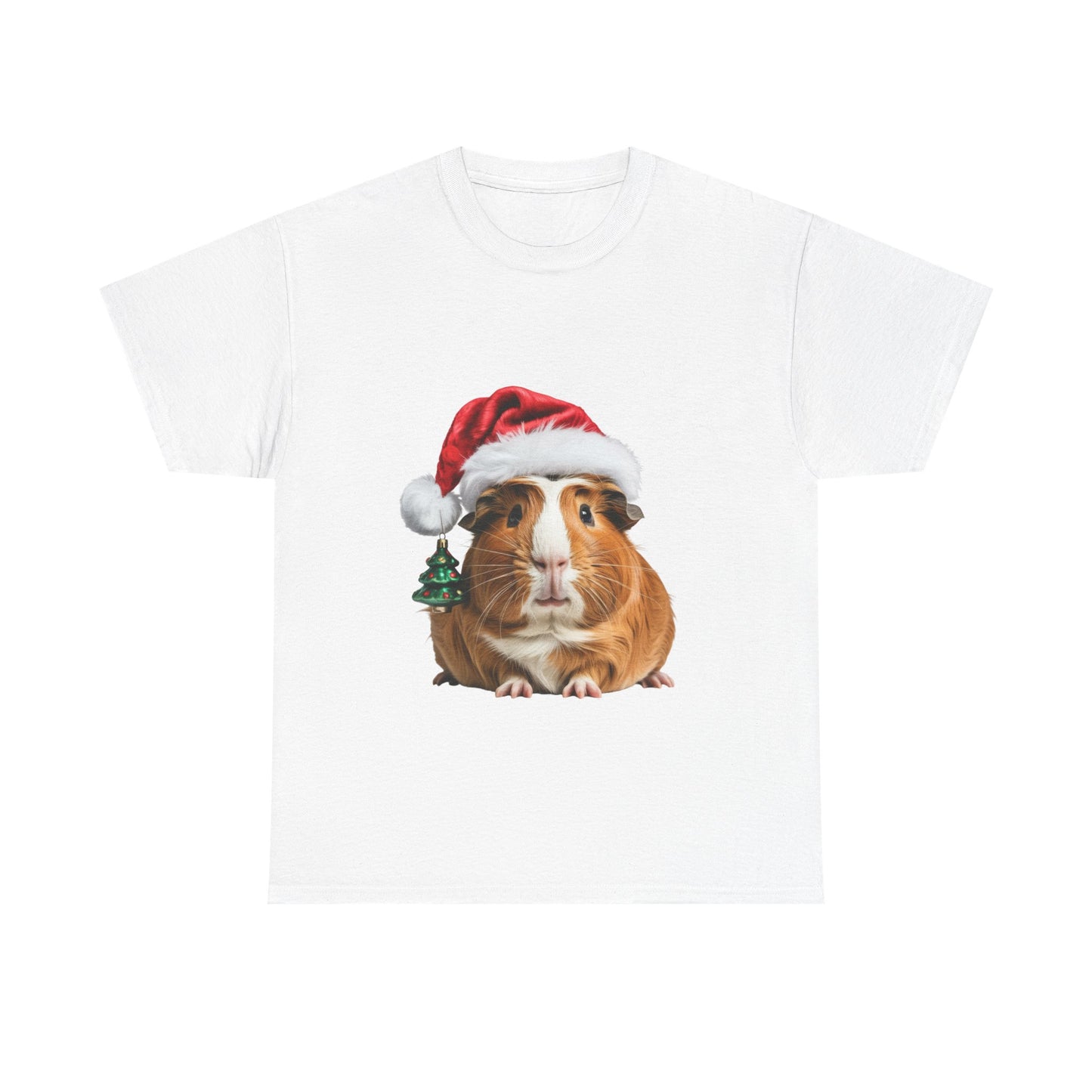 Christmas Guinea Pig T-Shirt – Holiday Pet Lover Tee, Festive Small Animal Shirt, Cute Guinea Pig Xmas Gift, Adorable Pet Apparel, Holiday Rodent Shirt for Guinea Pig Lovers