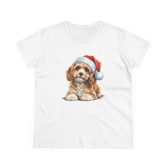 Cavoodle Christmas T-Shirt, Festive Dog Graphic Tee, Holiday Shirt, Christmas Apparel, Gift for Dog Lovers, Cute Pet Tee, Comfortable Casual Wear