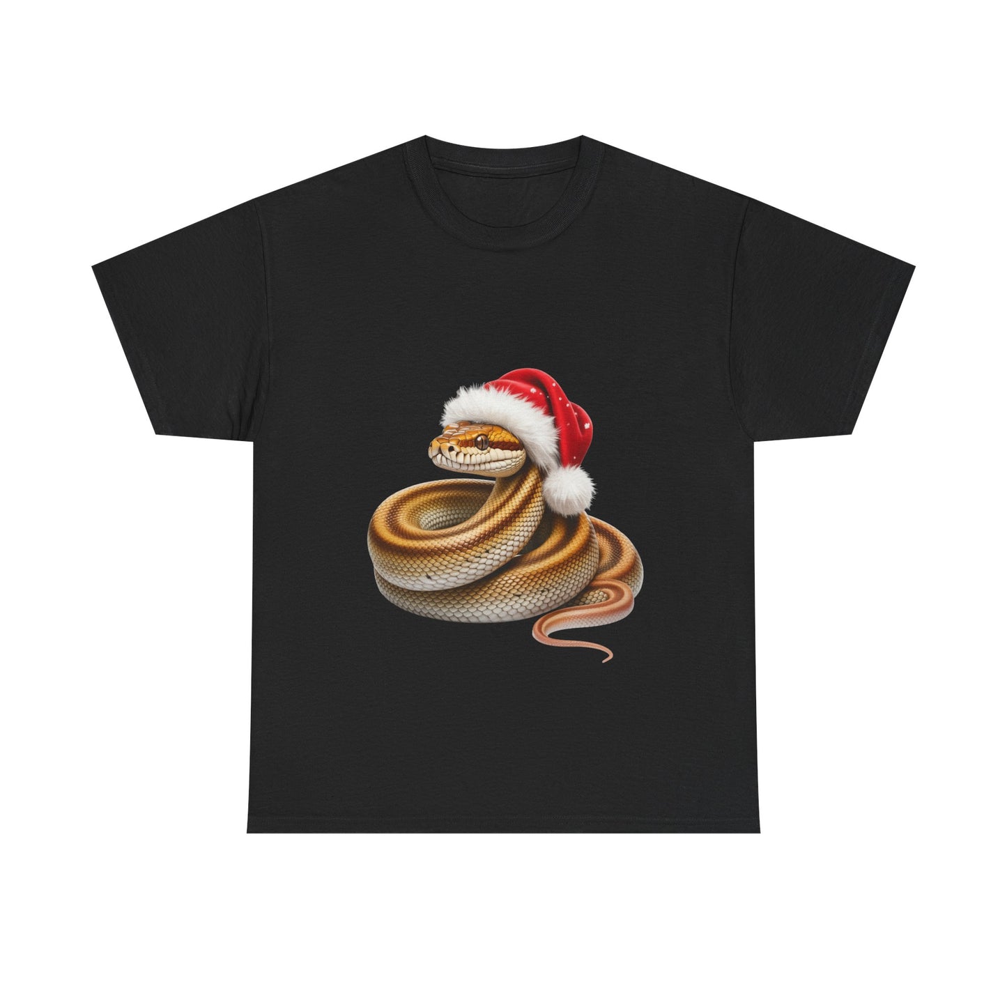 Christmas Python Snake T-Shirt – Holiday Reptile Lover Tee, Festive Snake Shirt, Cute Python Xmas Gift, Nature Lover Apparel, Holiday Exotic Pet Shirt for Python Lovers