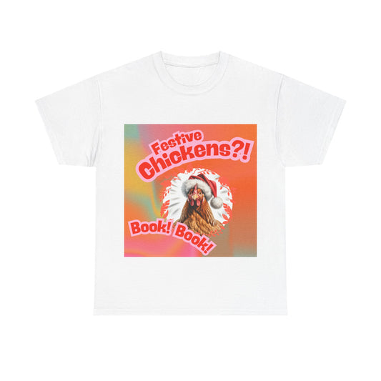 Chicken Christmas T-Shirt, Festive Chook Christmas Tee, Cute Pet Lover Shirt, Holiday Apparel, Great Gift for Pug Dog Owners, Preppy Style Top