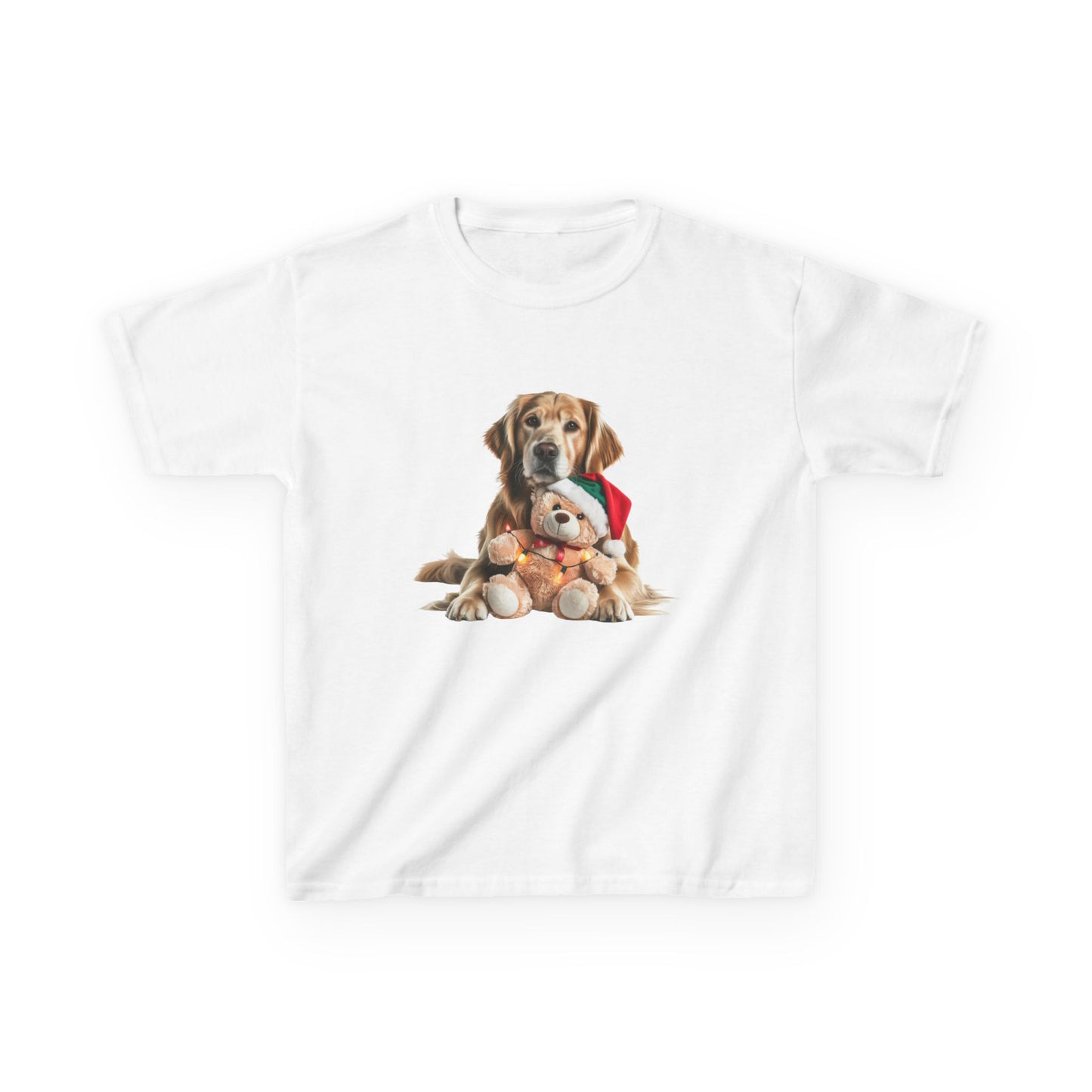 Kids Christmas Dog T-Shirt, Festive Dog Kids Christmas Tee, Cute Pet Lover Shirt, Holiday Apparel, Great Gift for Dog Owners