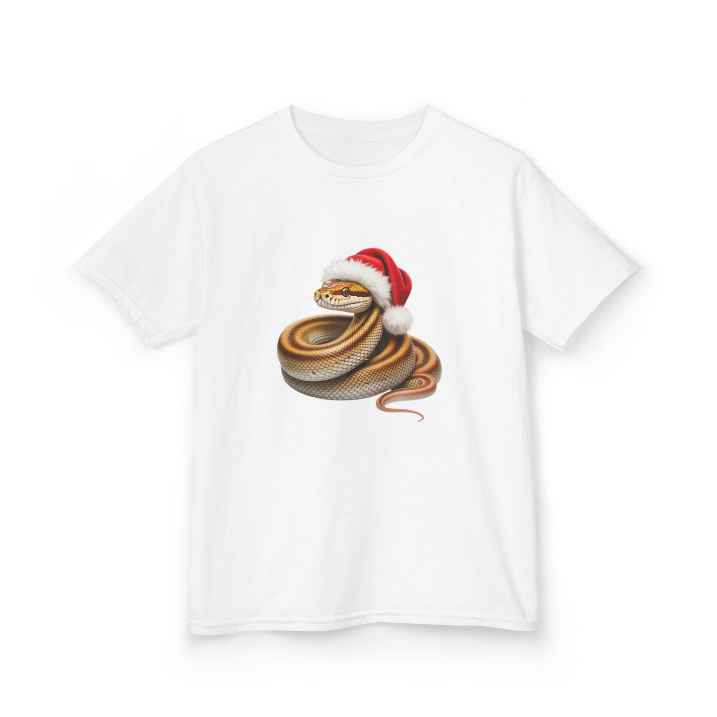 Kids Python Christmas T-Shirt, Festive Python Snake Kids Christmas Tee, Cute Python Lover Shirt, Holiday Apparel, Great Gift for Snake Owners