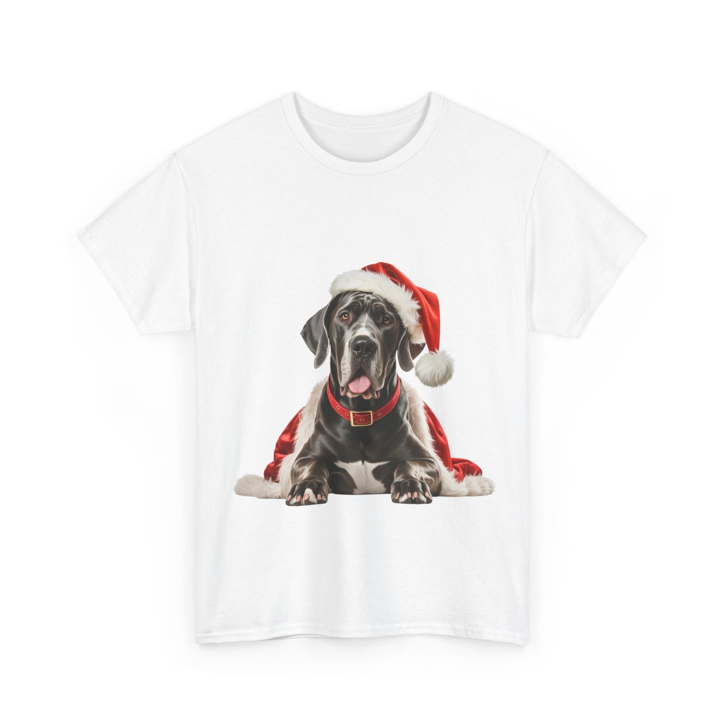 Great Dane Christmas T-Shirt, Festive Great Dane Dog Christmas Tee, Cute Pet Lover Shirt, Holiday Apparel, Great Gift for Dog Owners