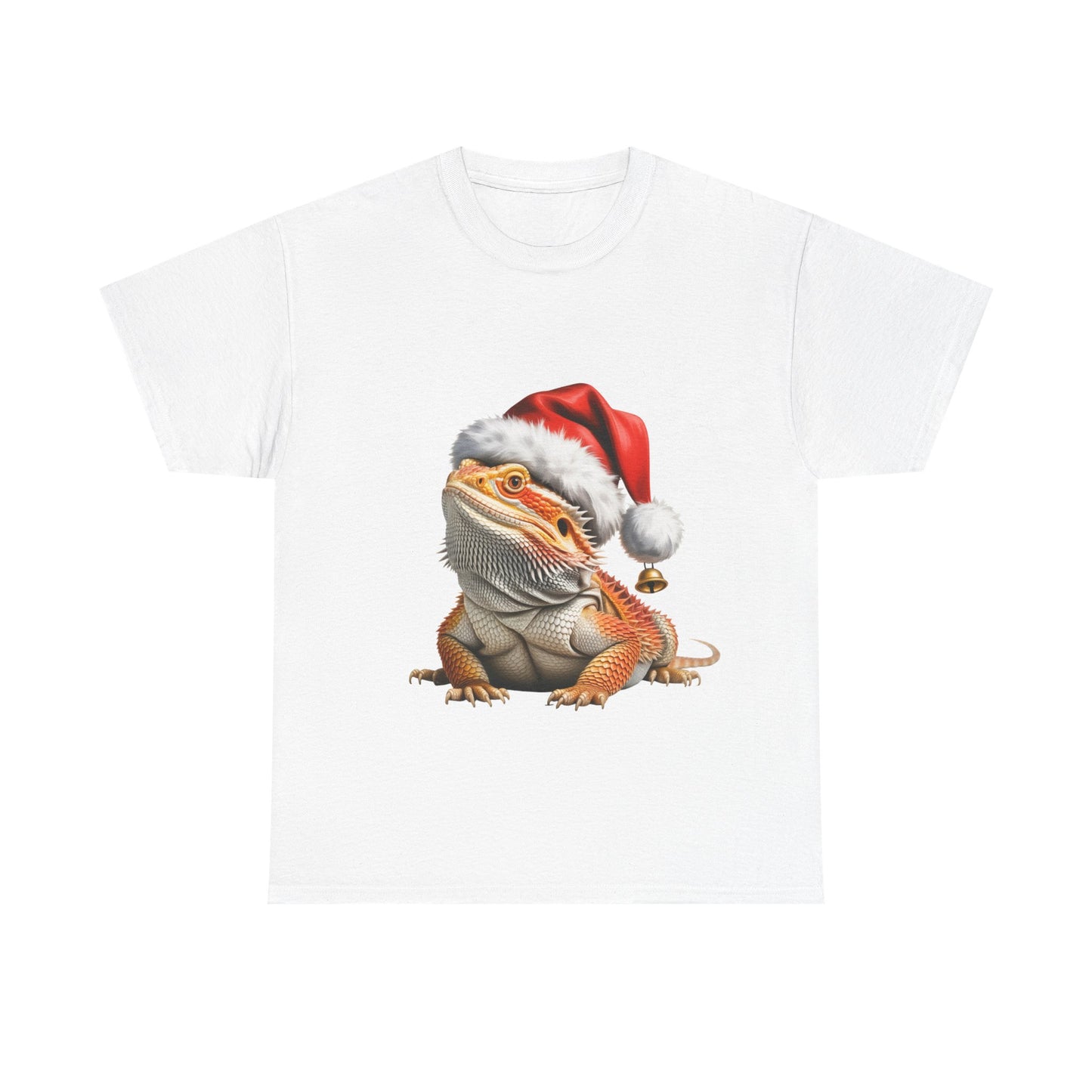 Bearded Dragon Christmas T-Shirt – Holiday Reptile Lover Tee, Festive Lizard Shirt, Cute Bearded Dragon Xmas Gift, Nature Lover Apparel, Holiday Exotic Pet Shirt for Bearded Dragon Lovers