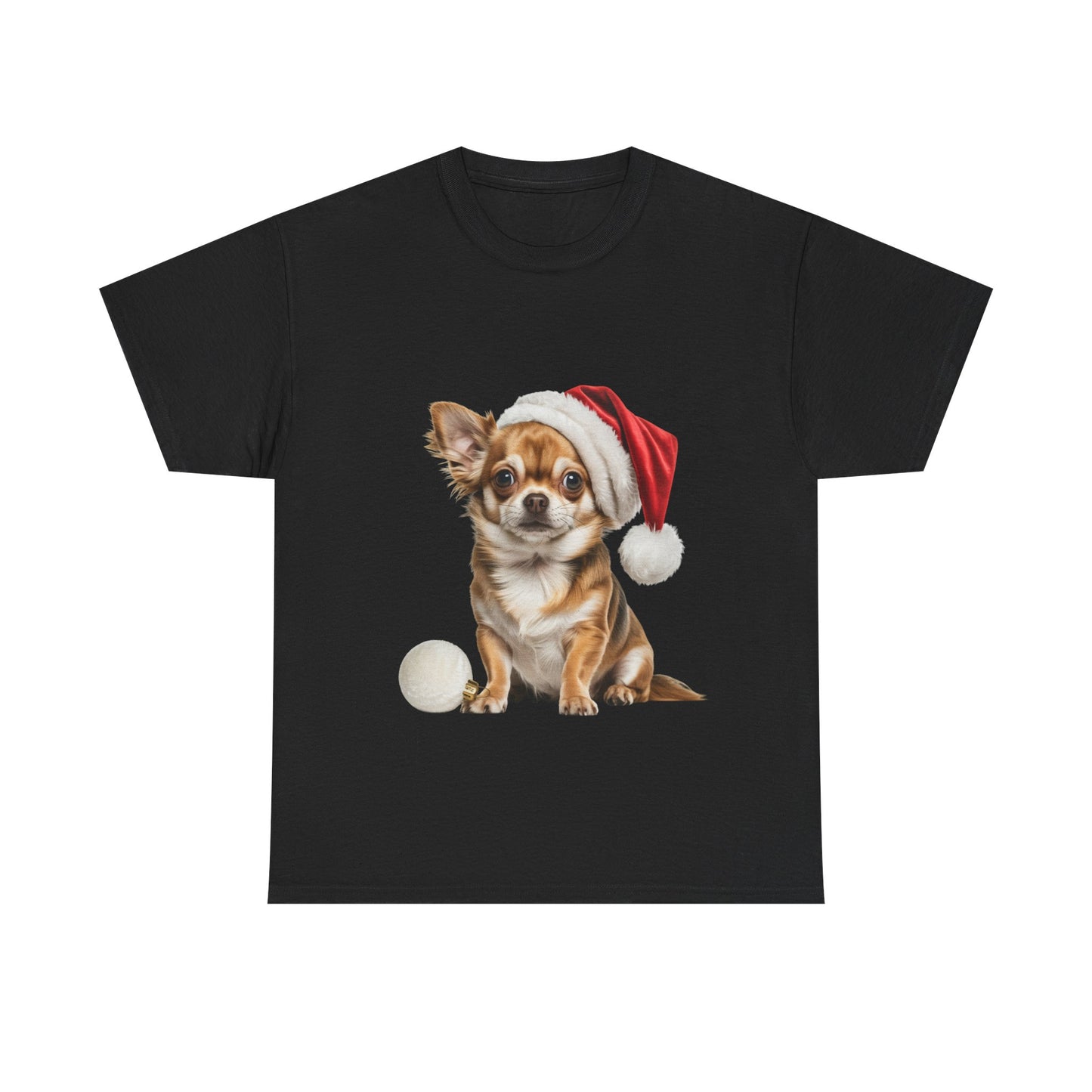 Christmas Chihuahua T-Shirt – Holiday Dog Lover Tee, Festive Small Dog Shirt, Cute Chihuahua Xmas Gift, Pet Lover Apparel, Holiday Puppy Shirt for Chihuahua Lovers