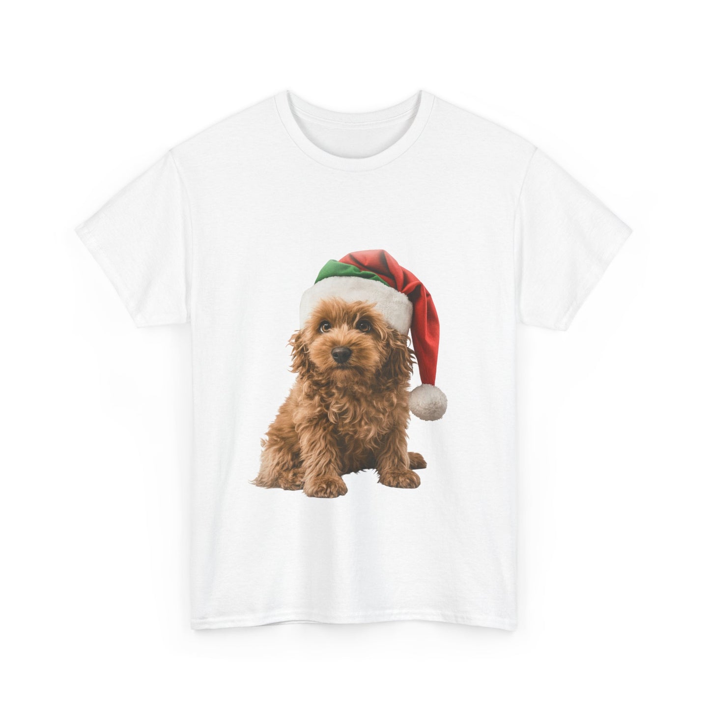 Tan Cavoodle dog Christmas! T-Shirt, Festive Cavoodle Christmas Tee, Cute Pet Lover Shirt, Holiday Apparel, Great Gift for Dog Owners, Preppy Style Top