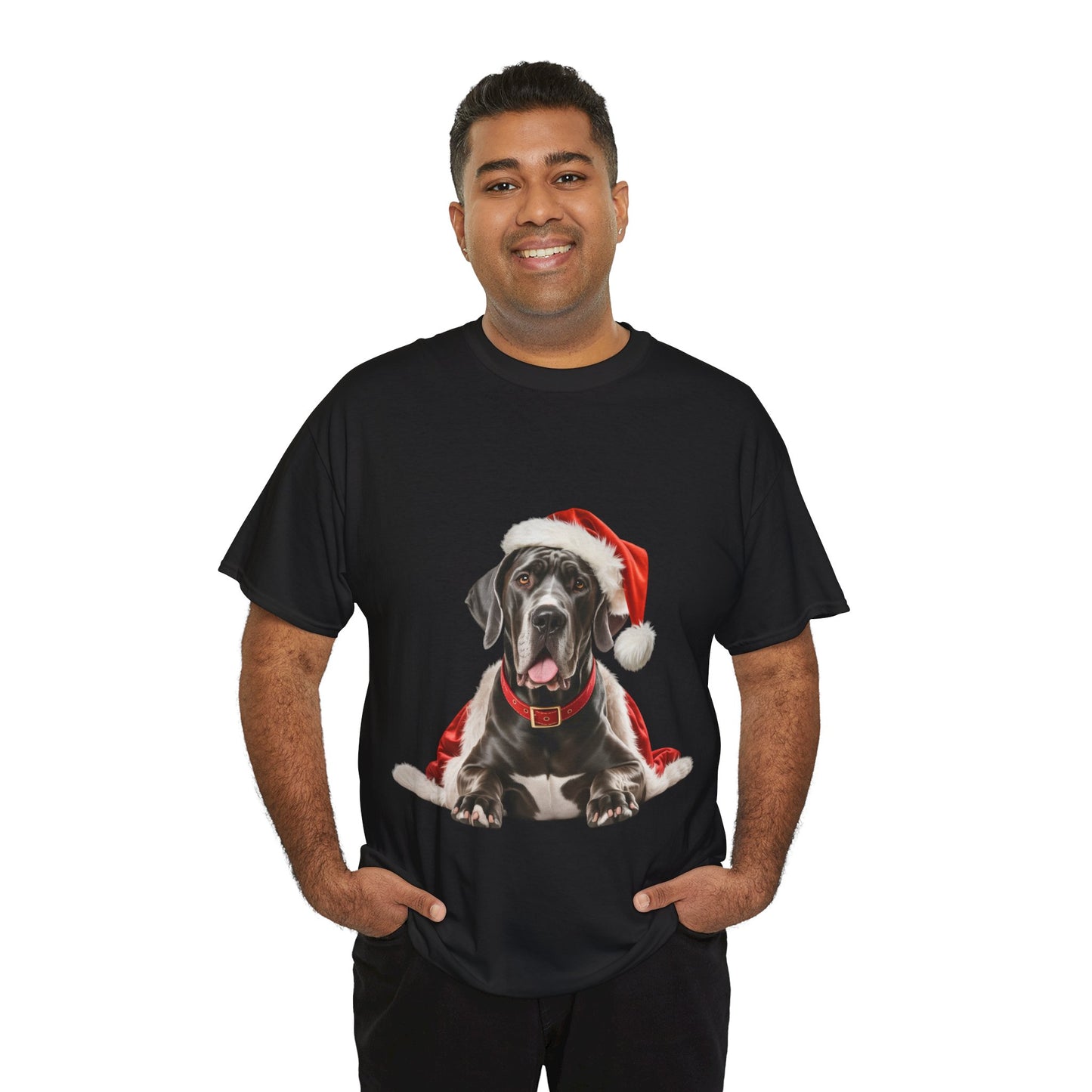 Great Dane Christmas T-Shirt, Festive Great Dane Dog Christmas Tee, Cute Pet Lover Shirt, Holiday Apparel, Great Gift for Dog Owners