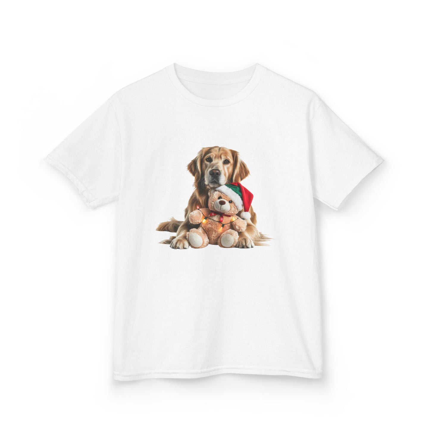 Kids Christmas Dog T-Shirt, Festive Dog Kids Christmas Tee, Cute Pet Lover Shirt, Holiday Apparel, Great Gift for Dog Owners