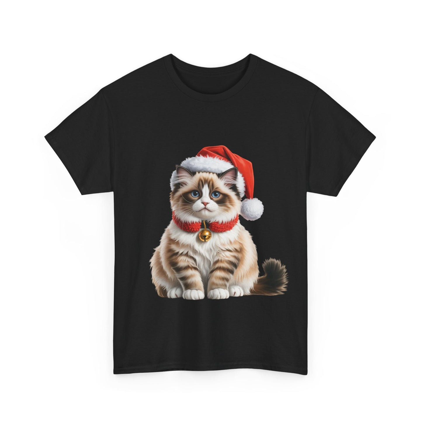 Ragdoll Christmas cat T-Shirt, Festive Ragdoll cat Christmas Tee, Cute Pet Lover Shirt, Holiday Apparel, Great Gift for cat Owners