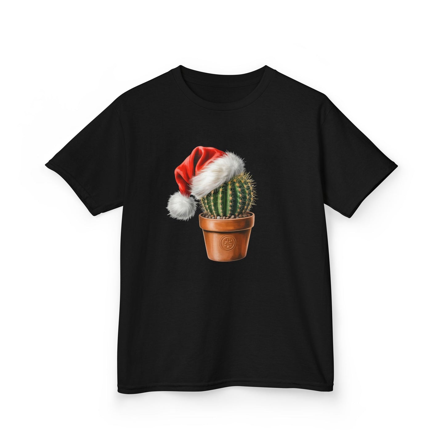 Kids Cactus ChristmasT-Shirt, Festive Cactus Kids Christmas Tee, Cute plant Lover Shirt, Holiday Apparel, Great Gift for Cactus Owners