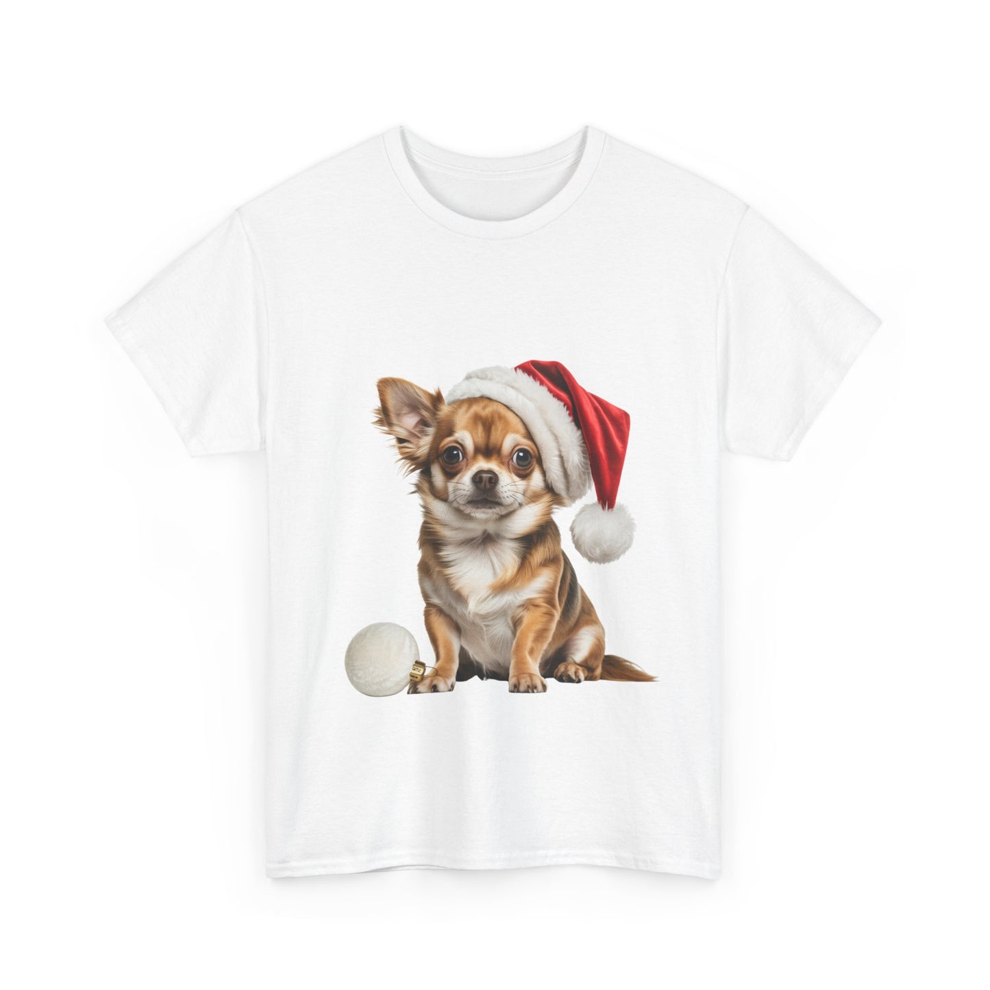 Christmas Chihuahua T-Shirt – Holiday Dog Lover Tee, Festive Small Dog Shirt, Cute Chihuahua Xmas Gift, Pet Lover Apparel, Holiday Puppy Shirt for Chihuahua Lovers