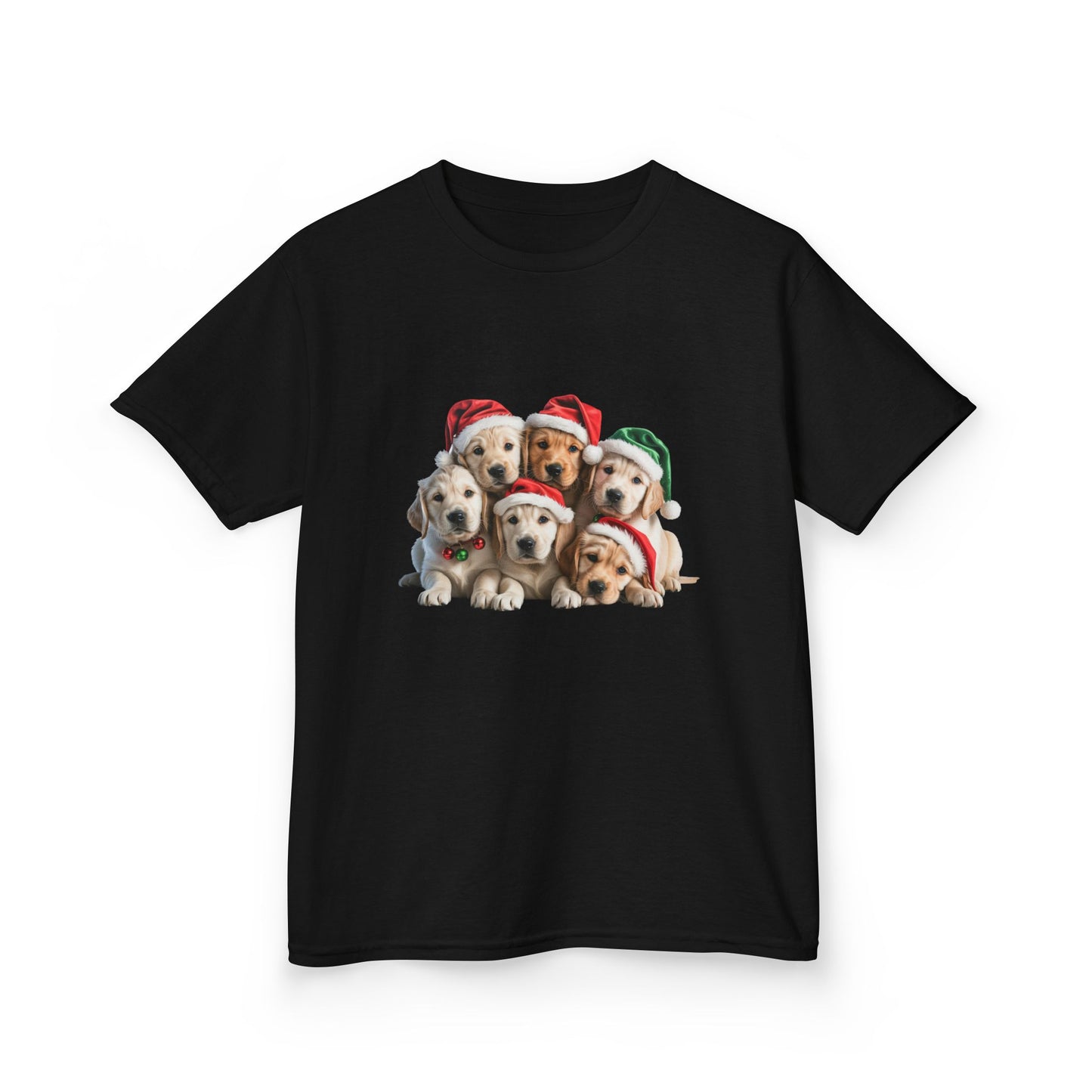 Kids Christmas Dog T-Shirt, Festive Dog Kids Christmas Tee, Cute Pet Lover Shirt, Holiday Apparel, Great Gift for Dog Owners
