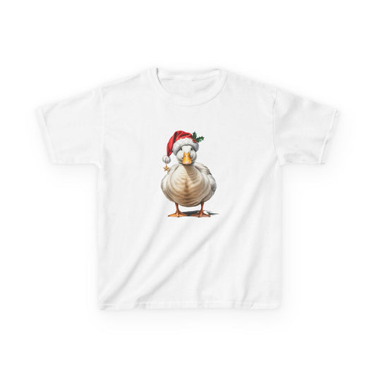 Kids Duck Christmas T-Shirt, Festive Duck Kids Christmas Tee, Cute Pet Lover Shirt, Holiday Apparel, Great Gift for duck Owners