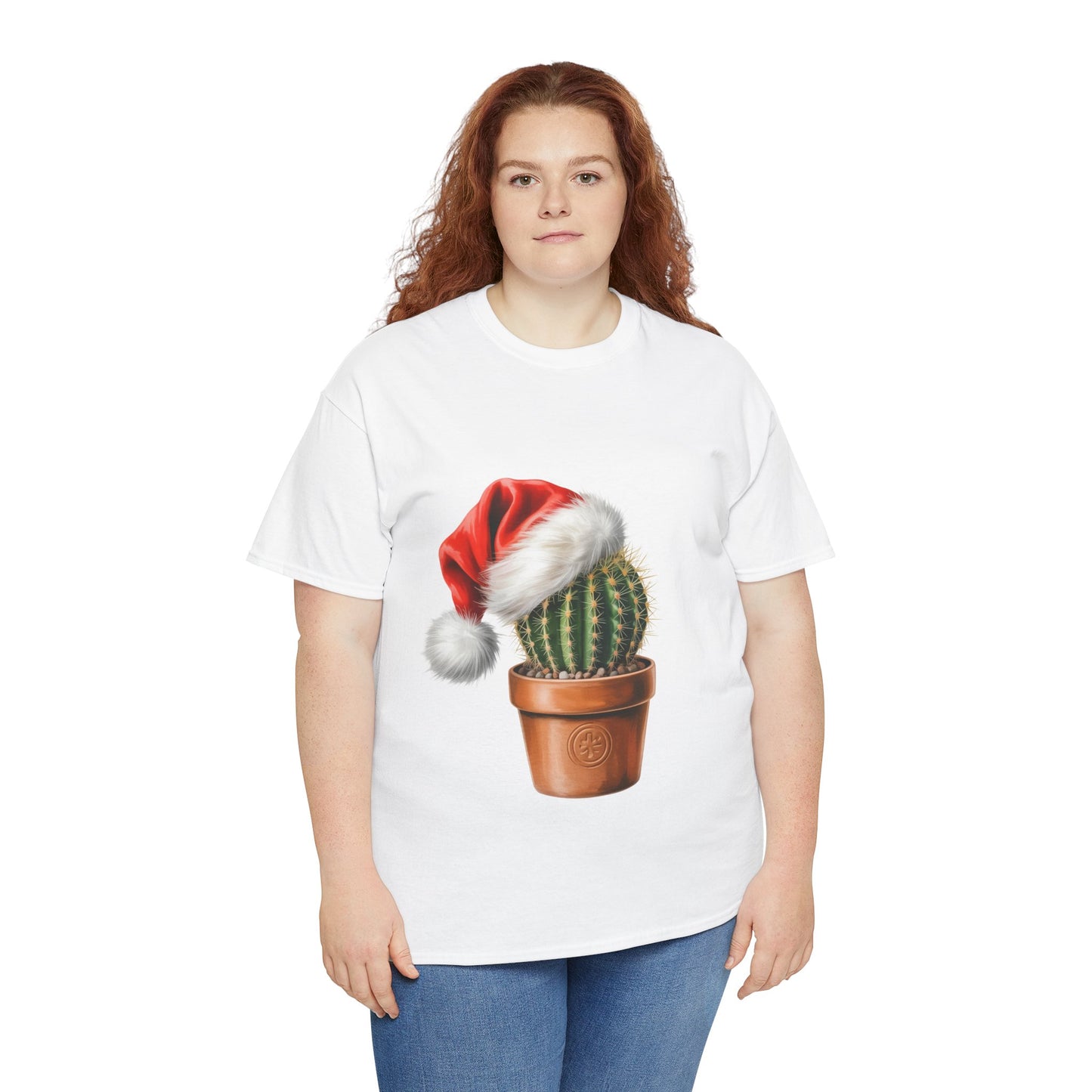 Cactus Christmas T-Shirt, Festive Cactus Graphic Tee, Holiday Shirt, Christmas Apparel, Gift for Cactus  Lovers, Cute Pet Tee, Comfortable Casual Wear