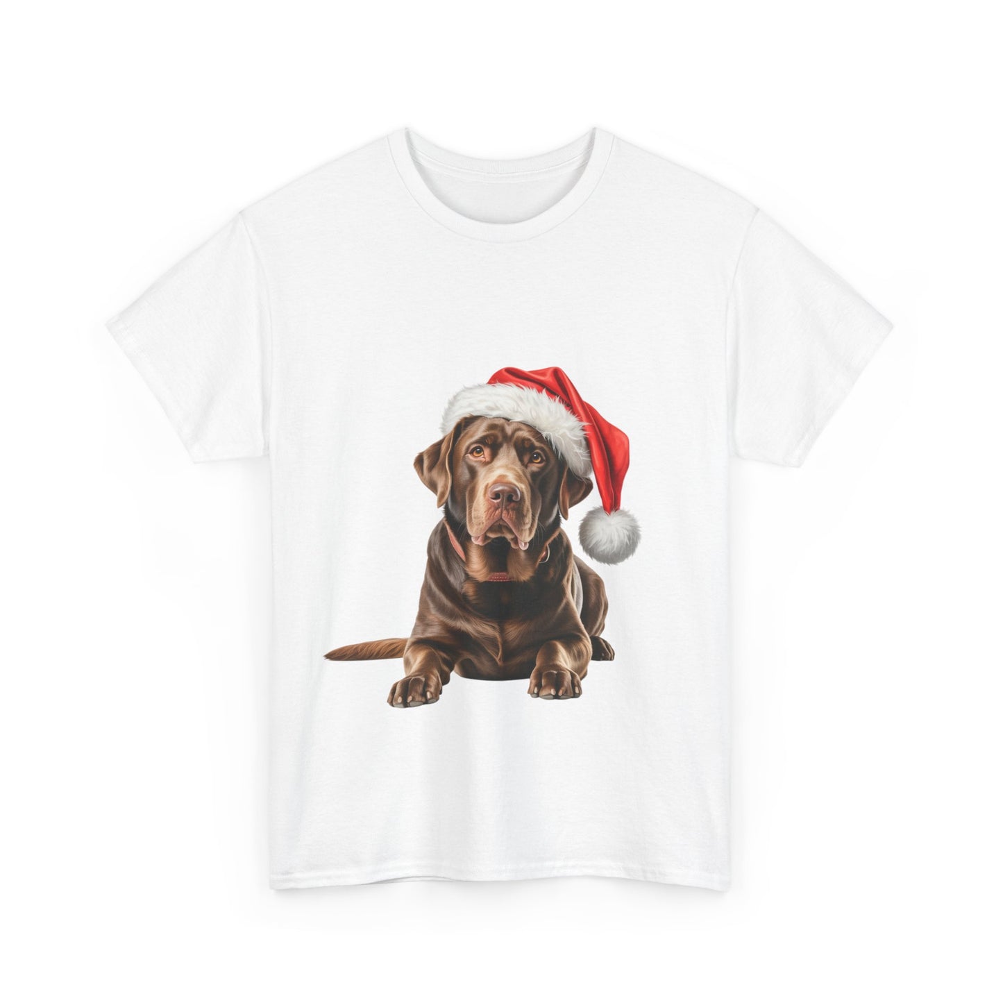 Chocolate Labrador Christmas T-Shirt, Festive Chocolate Labrador Dog Christmas Tee, Cute Pet Lover Shirt, Holiday Apparel, Great Gift for Dog Owners