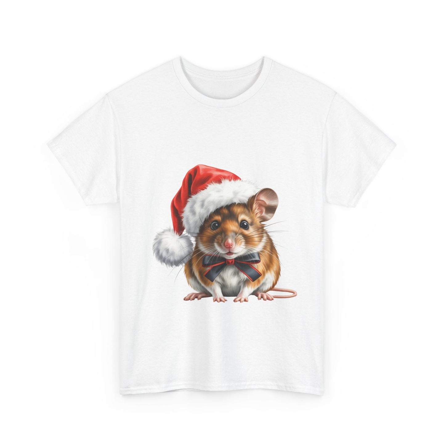 Christmas Mouse T-Shirt – Holiday Animal Lover Tee, Festive Cute Mouse Shirt, Adorable Mouse Xmas Gift, Nature Lover Apparel, Holiday Pet Mouse Shirt for Mouse Lovers