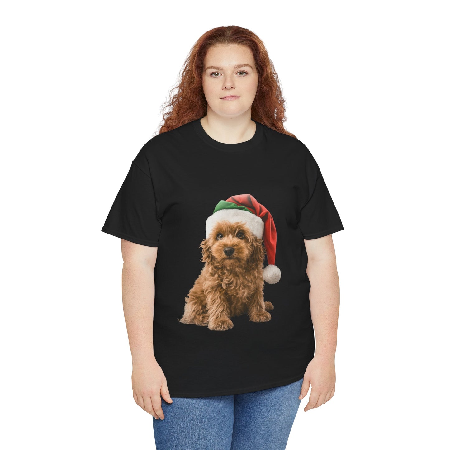 Tan Cavoodle dog Christmas! T-Shirt, Festive Cavoodle Christmas Tee, Cute Pet Lover Shirt, Holiday Apparel, Great Gift for Dog Owners, Preppy Style Top