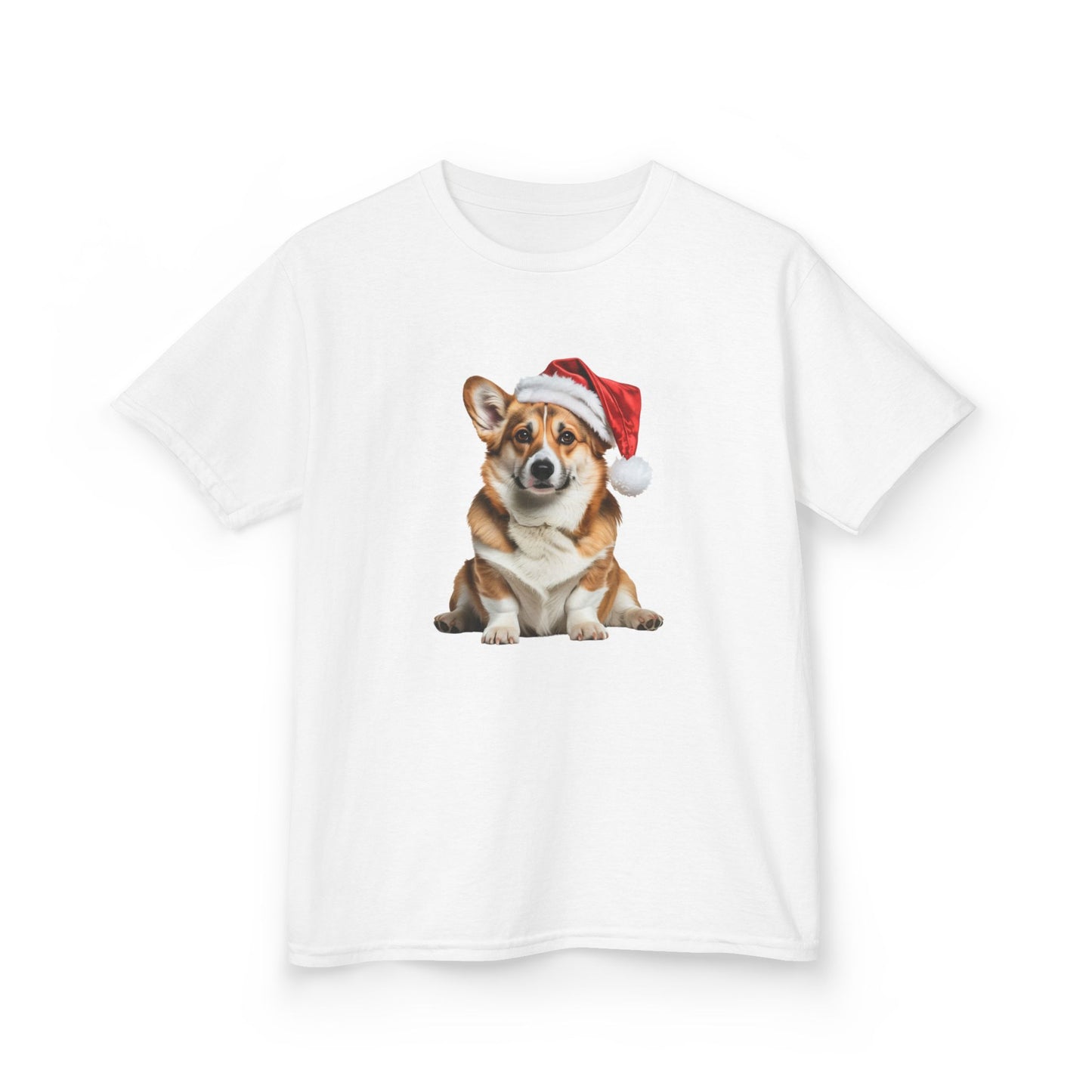 Kids Corgi Christmas Dog T-Shirt, Festive Corgi Dog Kids Christmas Tee, Cute Pet Lover Shirt, Holiday Apparel, Great Gift for Dog Owners