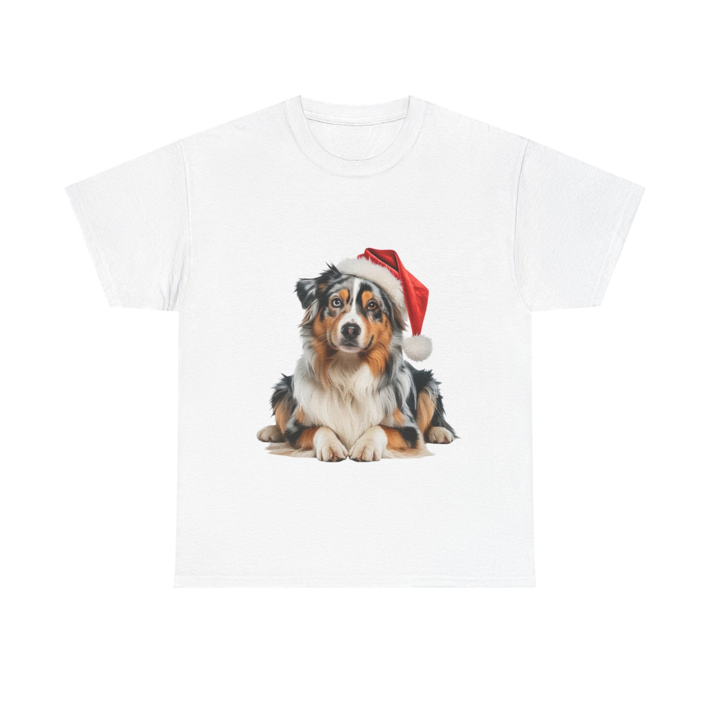 Australian Shepherd Christmas T-Shirt, Festive Aussie Shepherd Dog Christmas Tee, Cute Pet Lover Shirt, Holiday Apparel, Great Gift for Dog Owners