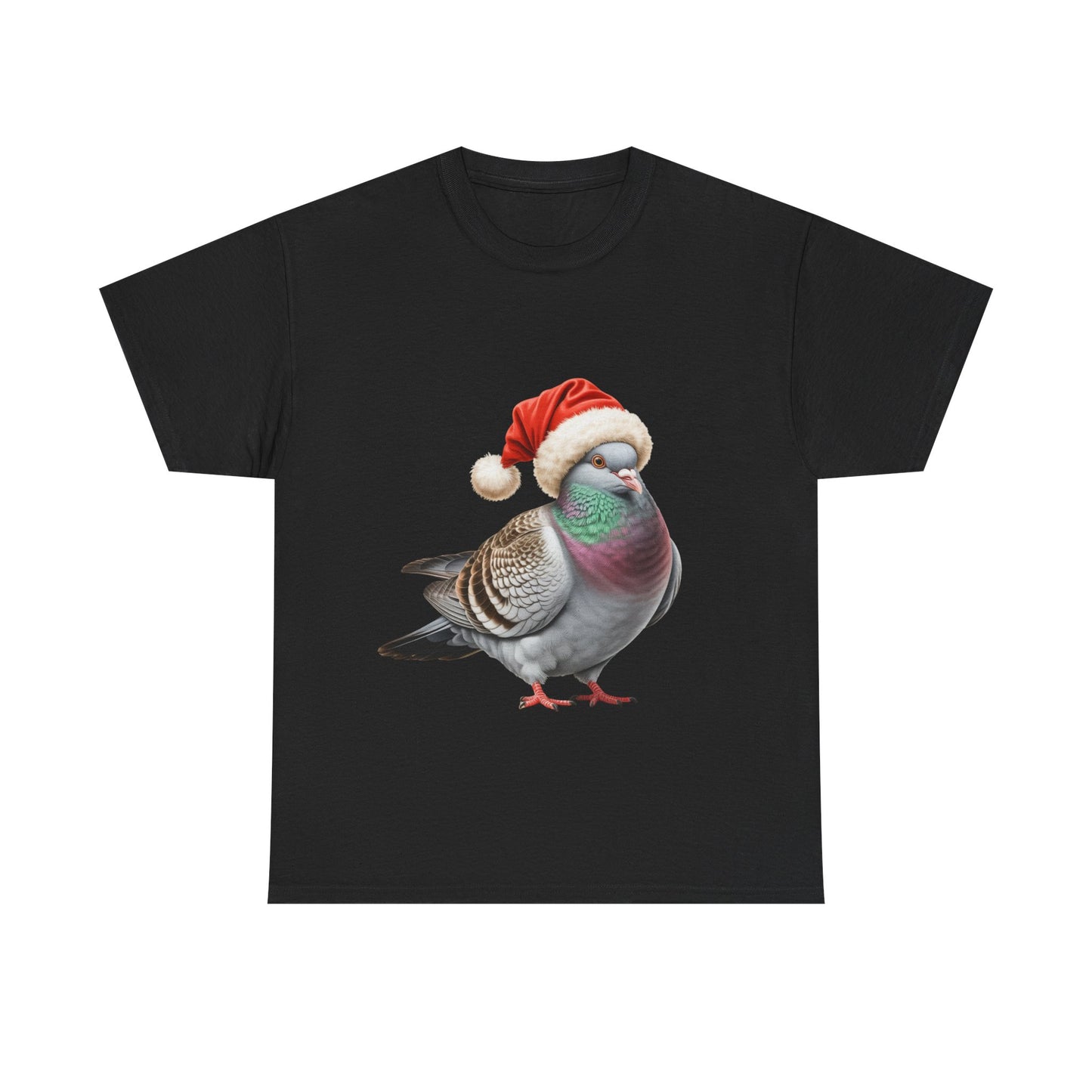 Pigeon Christmas T-Shirt – Holiday Pigeon Lover Tee, Festive Urban Bird Shirt, Cute Pigeon Xmas Gift, Nature Lover Apparel, Holiday Feathered Friend Shirt for Pigeon Lovers