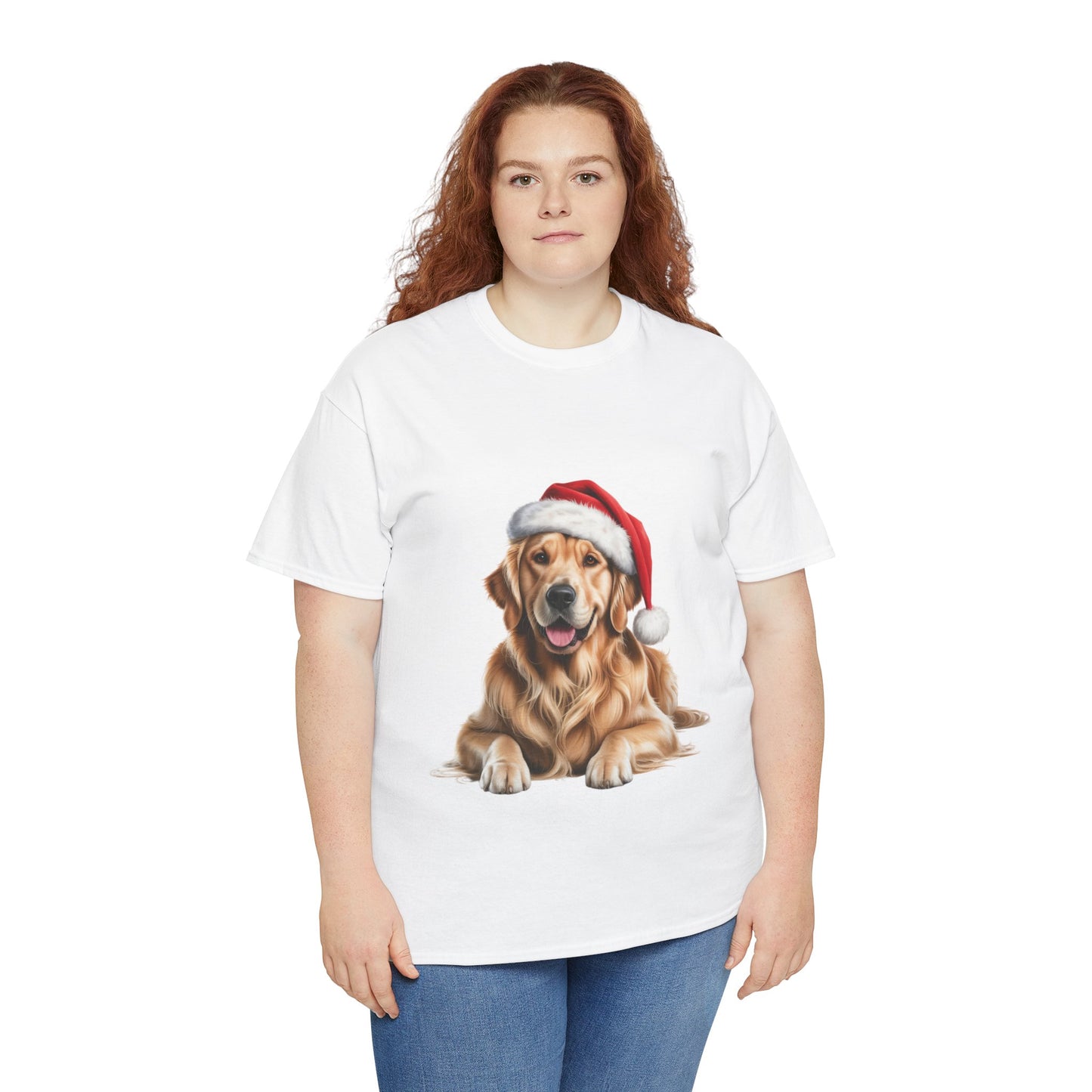 Santa's little Golden Retriever T-Shirt, Festive Golden Retriever Dog Christmas Tee, Cute Pet Lover Shirt, Holiday Apparel, Great Gift for Dog Owners