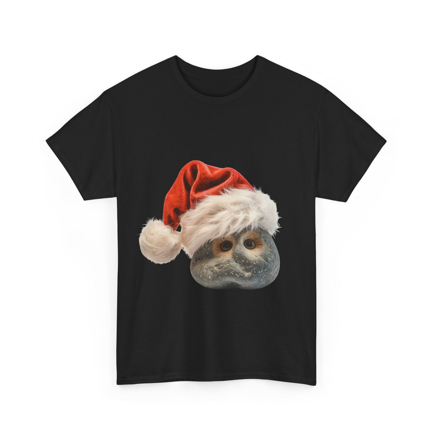 Christmas Gray Pet Rock T-Shirt – Funny Holiday Rock Lover Tee, Festive Gag Gift Shirt, Cute Pet Rock Xmas Gift, Humor Lover Apparel, Holiday Novelty Shirt for Pet Rock Fans