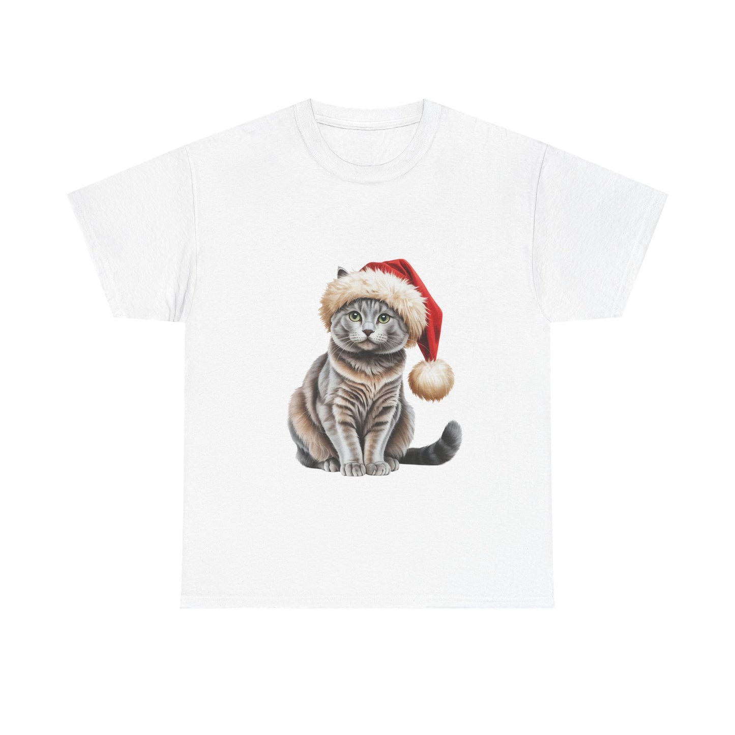 Russian Blue Christmas T-Shirt, Festive Russian Blue Cat Christmas Tee, Cute Pet Lover Shirt, Holiday Apparel, Great Gift for Pet Owners