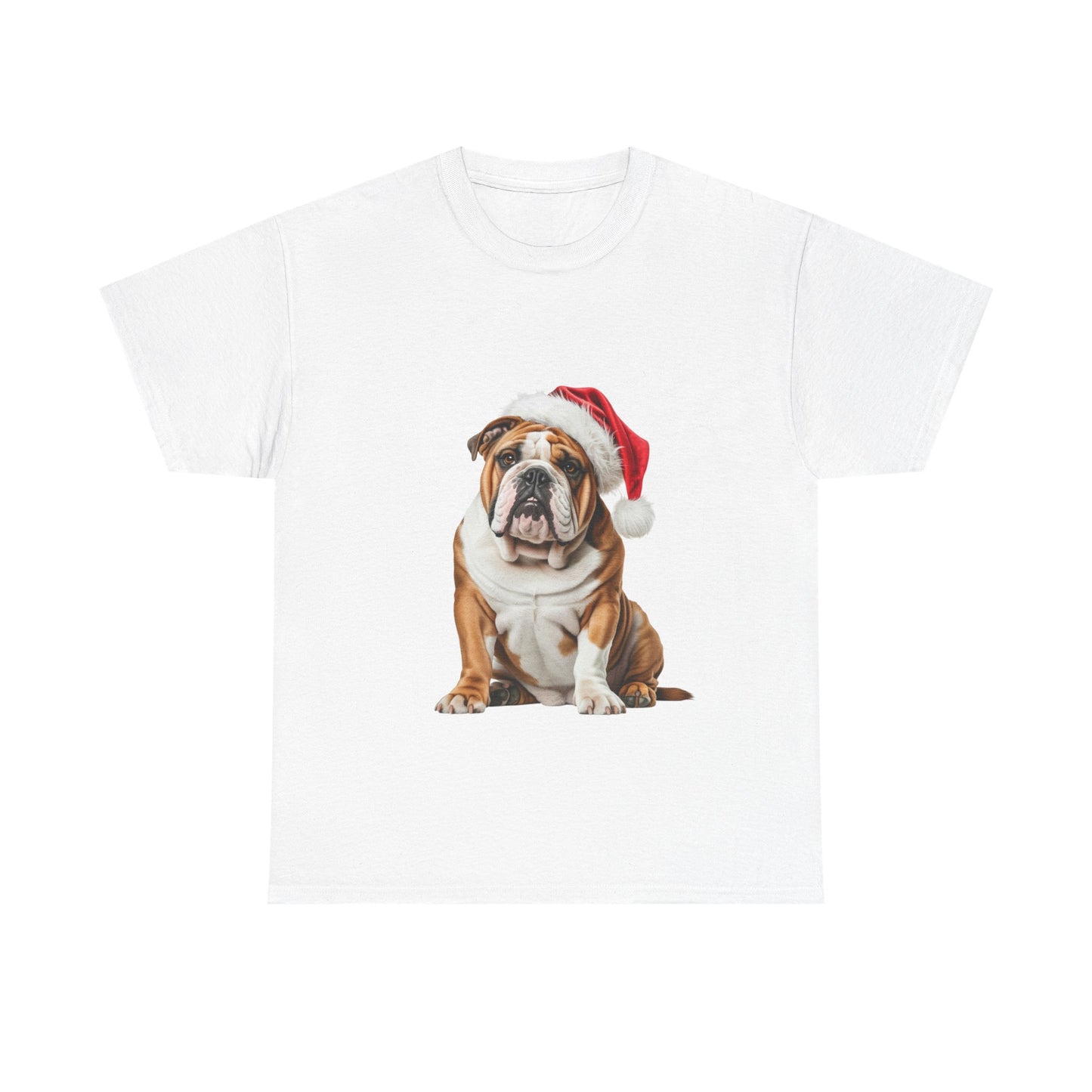 British Bulldog Christmas T-Shirt, Festive British Bulldog Christmas Tee, Cute Pet Lover Shirt, Holiday Apparel, Great Gift for Dog Owners