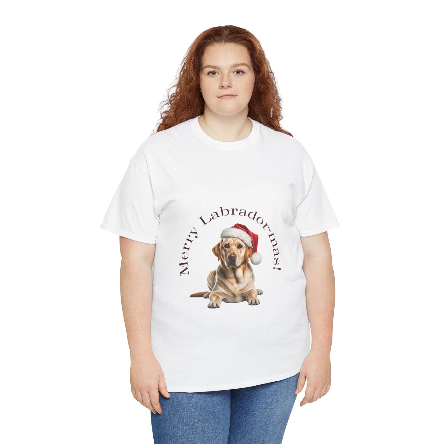 Happy Labrador-mas T-Shirt, Festive Labrador Dog Christmas Tee, Cute Pet Lover Shirt, Holiday Apparel, Great Gift for Dog Owners