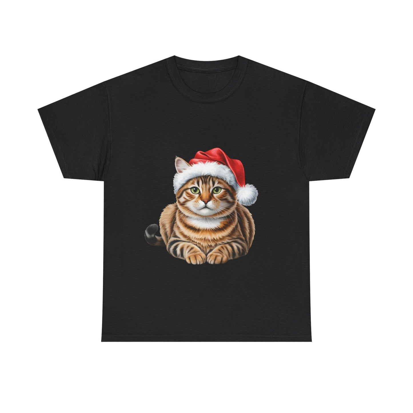 Tabby cat Christmas T-Shirt, Festive Tabby Cat Christmas Tee, Cute Pet Lover Shirt, Holiday Apparel, Great Gift for Pet Owners