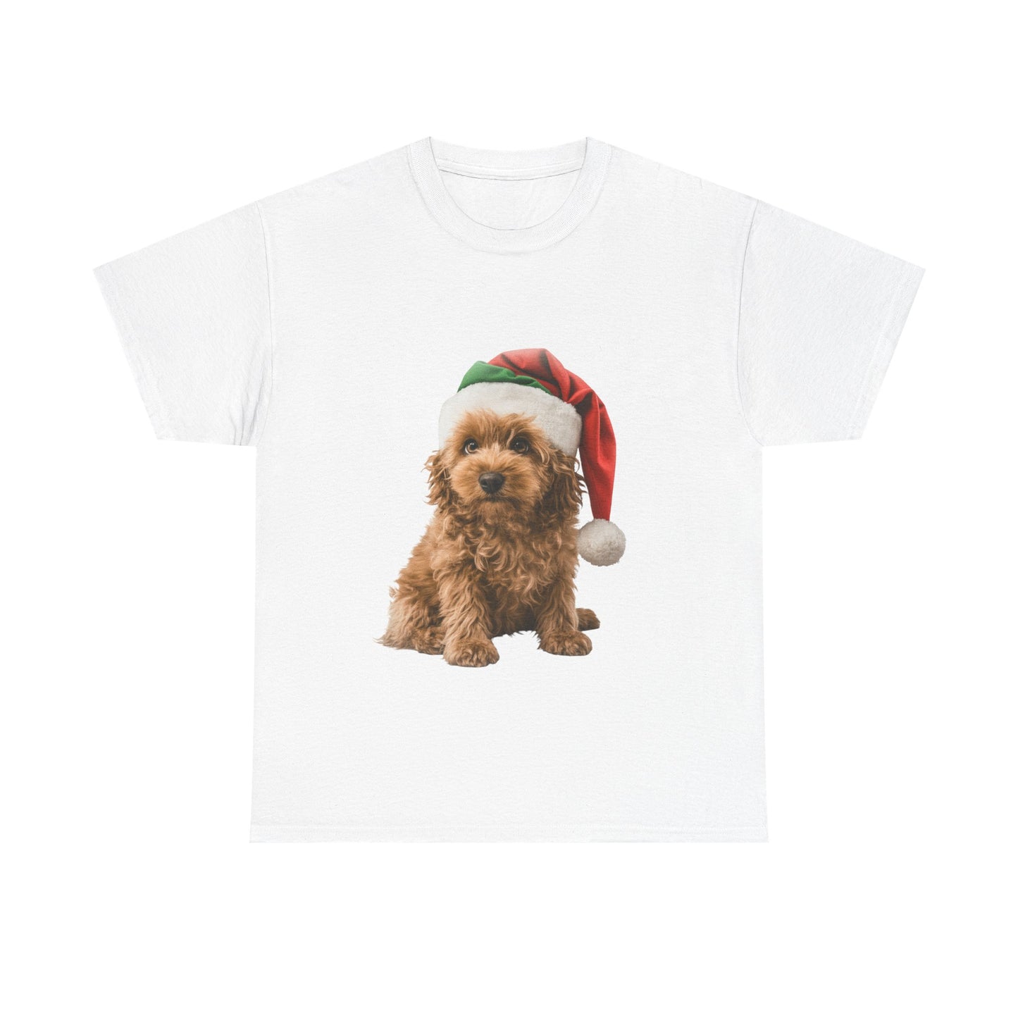 Tan Cavoodle dog Christmas! T-Shirt, Festive Cavoodle Christmas Tee, Cute Pet Lover Shirt, Holiday Apparel, Great Gift for Dog Owners, Preppy Style Top