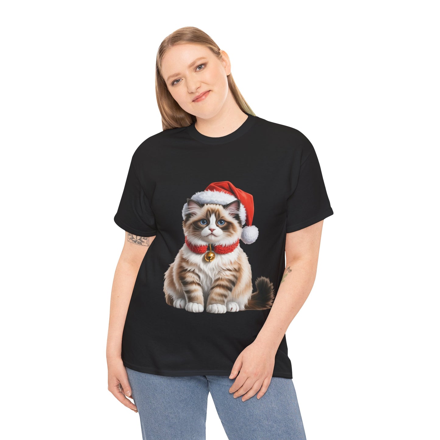 Ragdoll Christmas cat T-Shirt, Festive Ragdoll cat Christmas Tee, Cute Pet Lover Shirt, Holiday Apparel, Great Gift for cat Owners