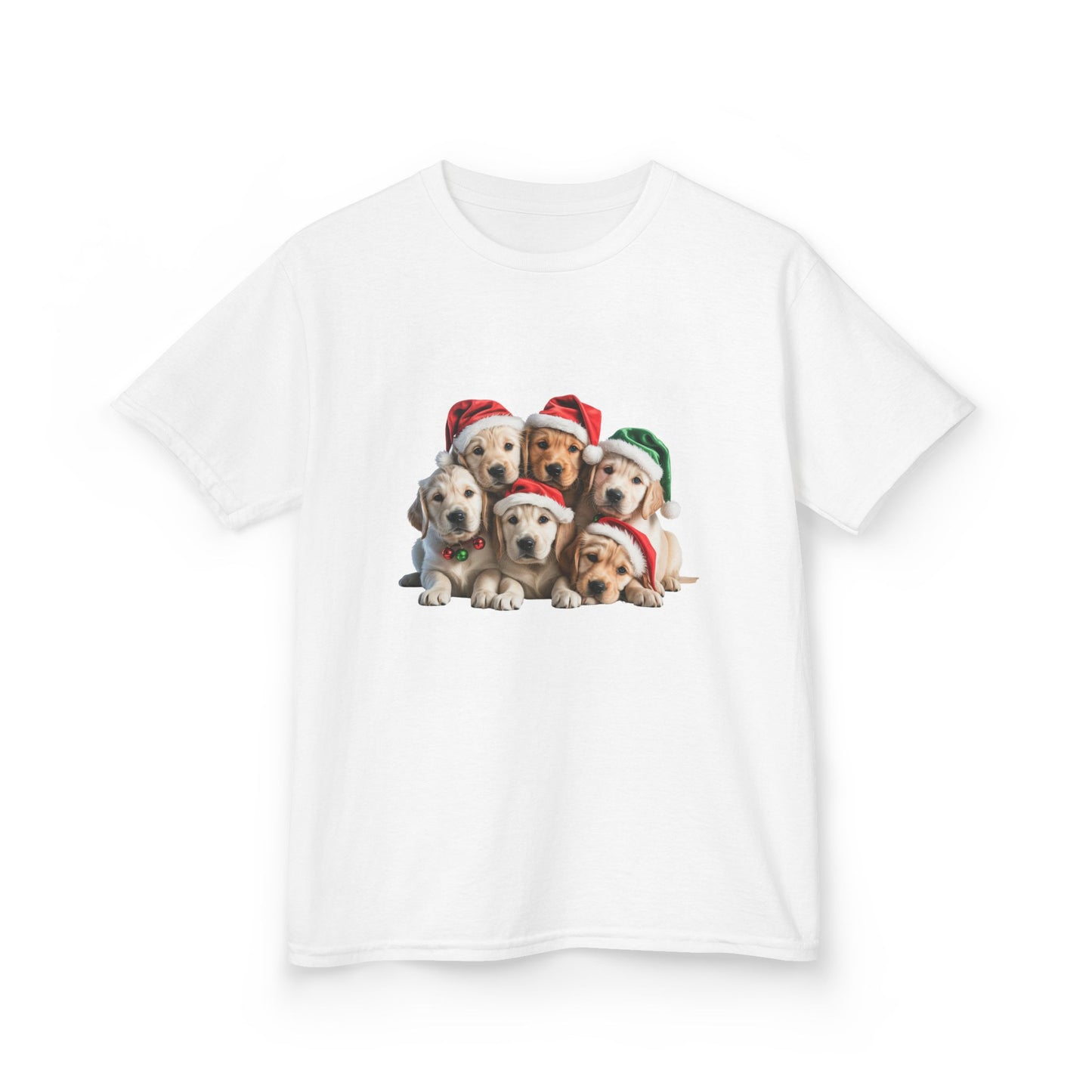 Kids Christmas Dog T-Shirt, Festive Dog Kids Christmas Tee, Cute Pet Lover Shirt, Holiday Apparel, Great Gift for Dog Owners